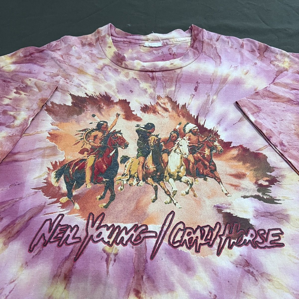 Band Tees Vintage 90s 1996 Neil Young Crazy Horse Tour Promo Tee XL Size US XL / EU 56 / 4 - 2 Thumbnail