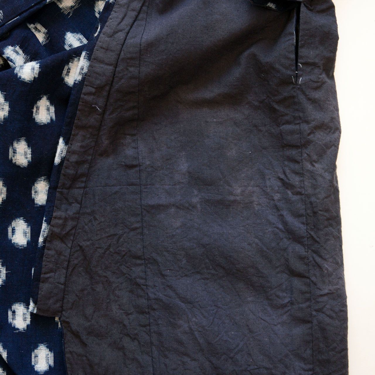 Other Indigo Kasuri Cotton Kimono Showa Era Vintage for Remake Use Size XS / US 0-2 / IT 36-38 - 11 Thumbnail