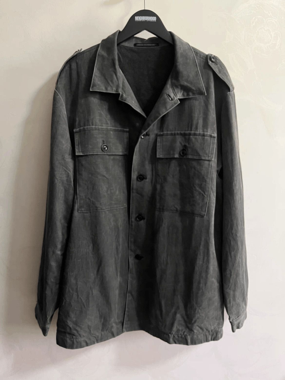 Yohji Yamamoto Sz 3 Yohji Yamamoto Y's 23AW Vintage Wash Military Jacket-2 Size US L / EU 52-54 / 3 - 7 Thumbnail