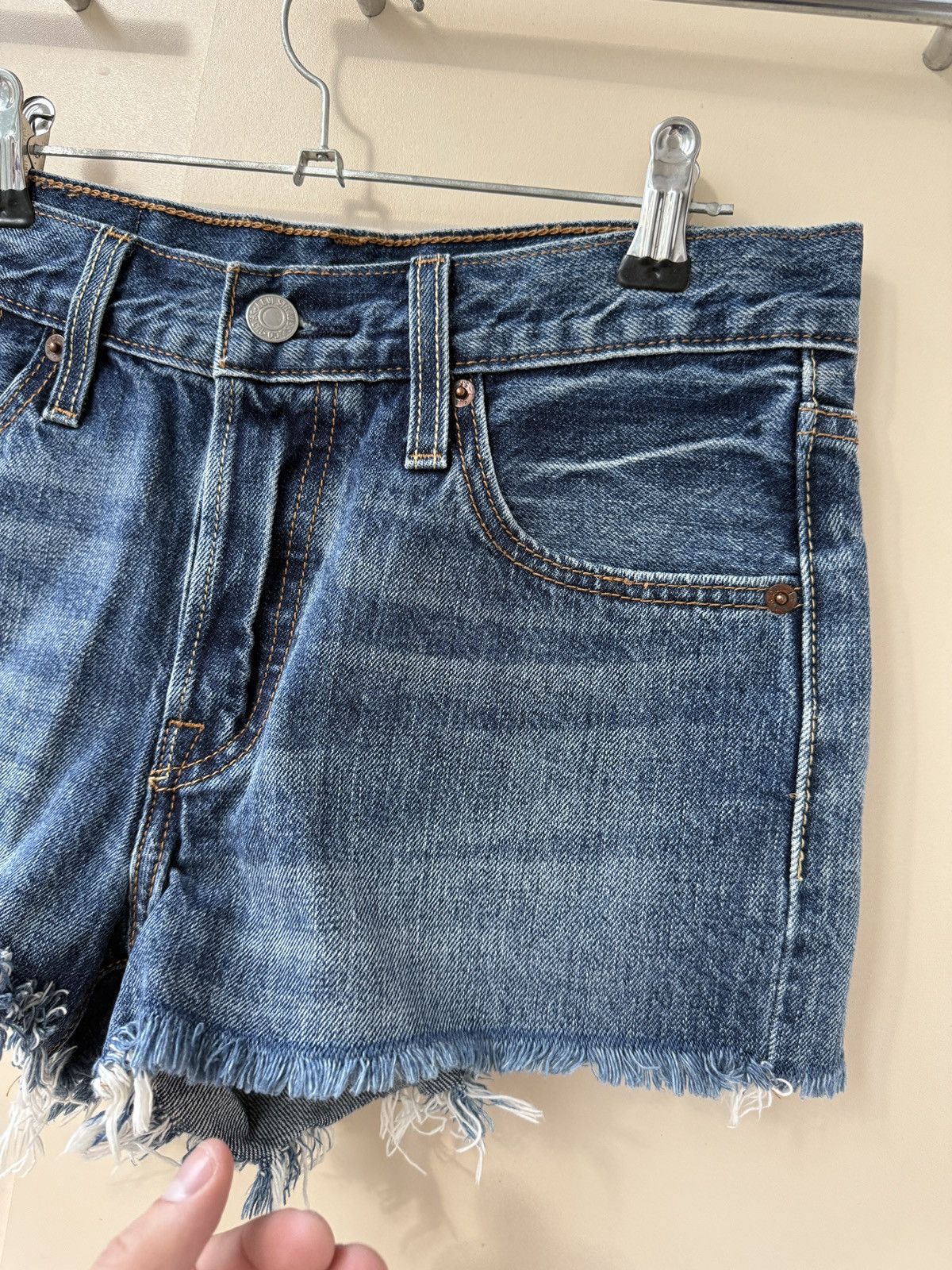 Levi's Levis 501 denim shorts high rise WMNS Size 25" / US 0 / IT 36 - 10 Thumbnail
