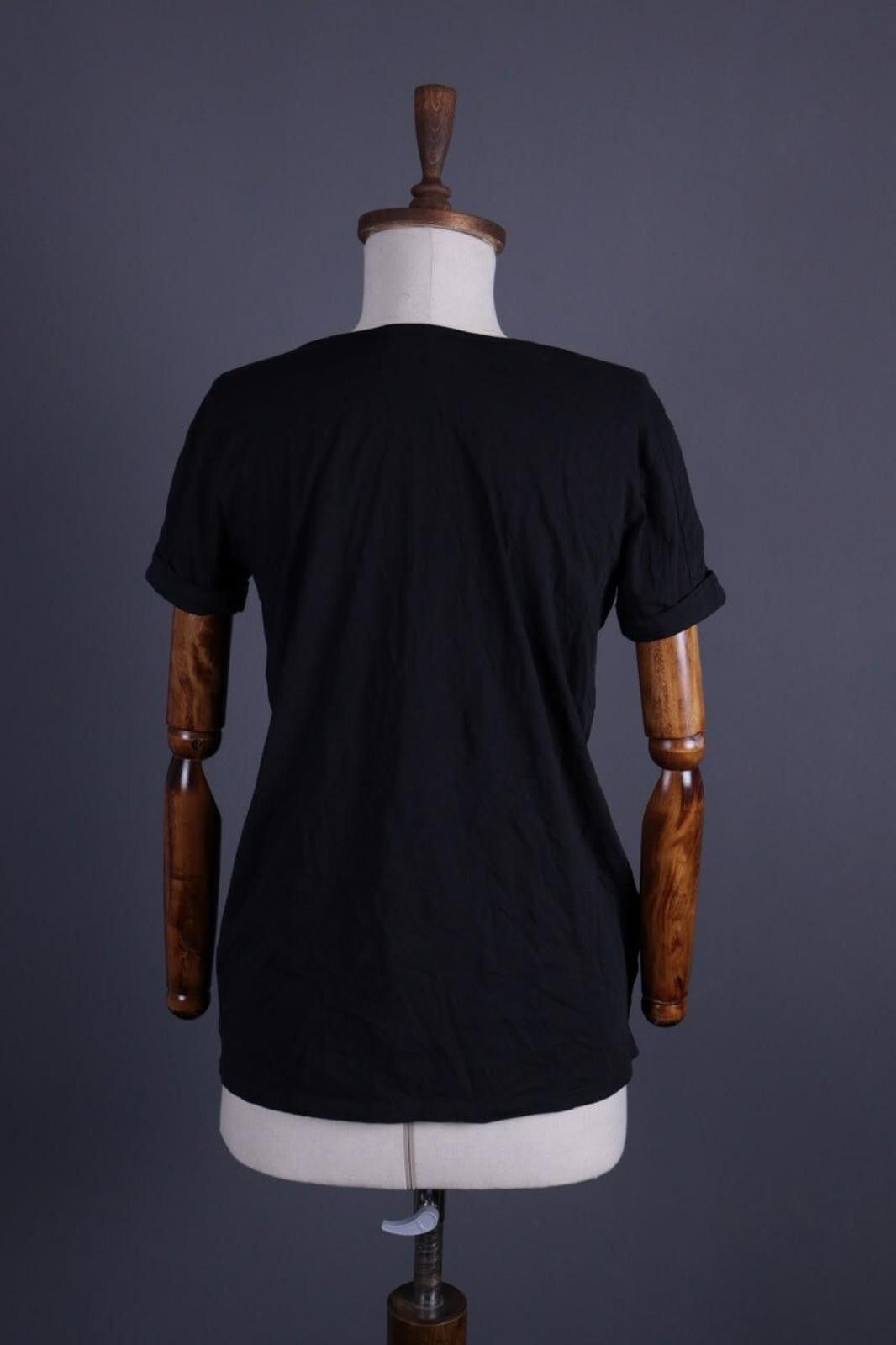 The Kooples The Kooples Abstract 1/4 Zip Short Sleeve Top T-Shirt Size S Size S / US 4 / IT 40 - 6 Thumbnail