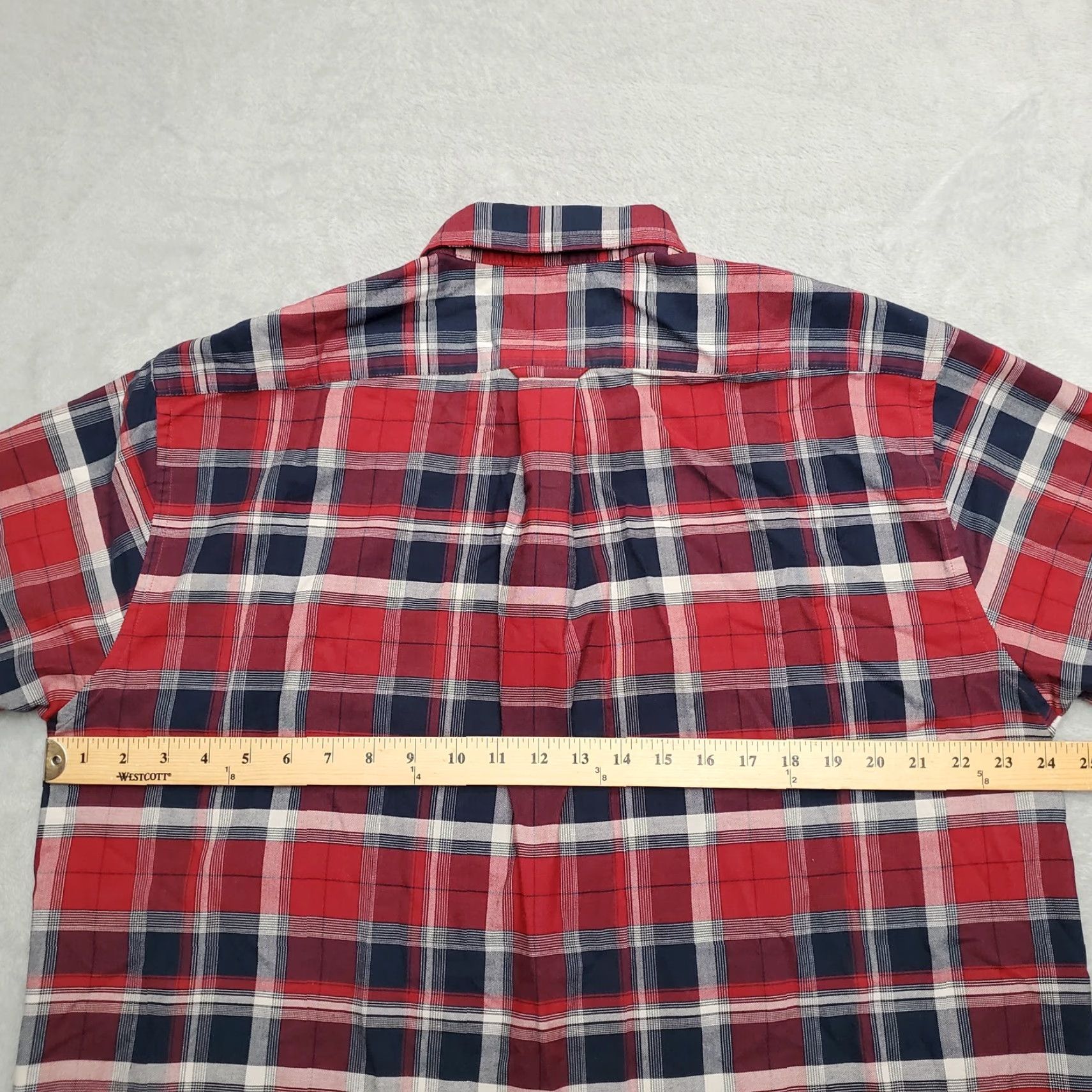 Etro VINTAGE Towncraft Shirt Men L Red Plaid Button-Down Long Sleeve Casual Size US L / EU 52-54 / 3 - 6 Thumbnail