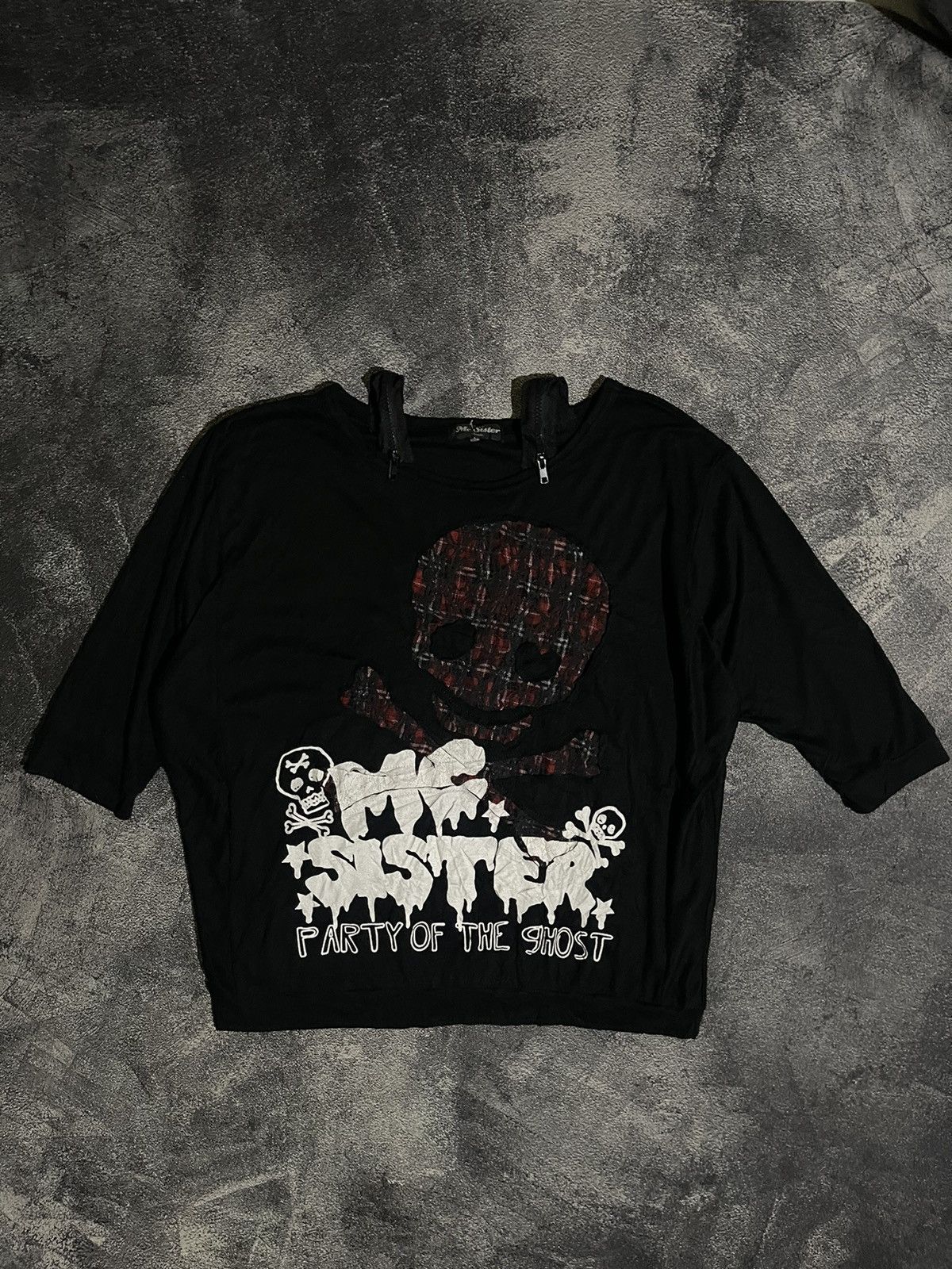 Hysteric Glamour × If Six Was Nine × Le Grande Bleu (L.G.B.) Y2K Mcsister Grunge Rock Punk Poem Longsleeve Size M / US 6-8 / IT 42-44 - 1 Thumbnail