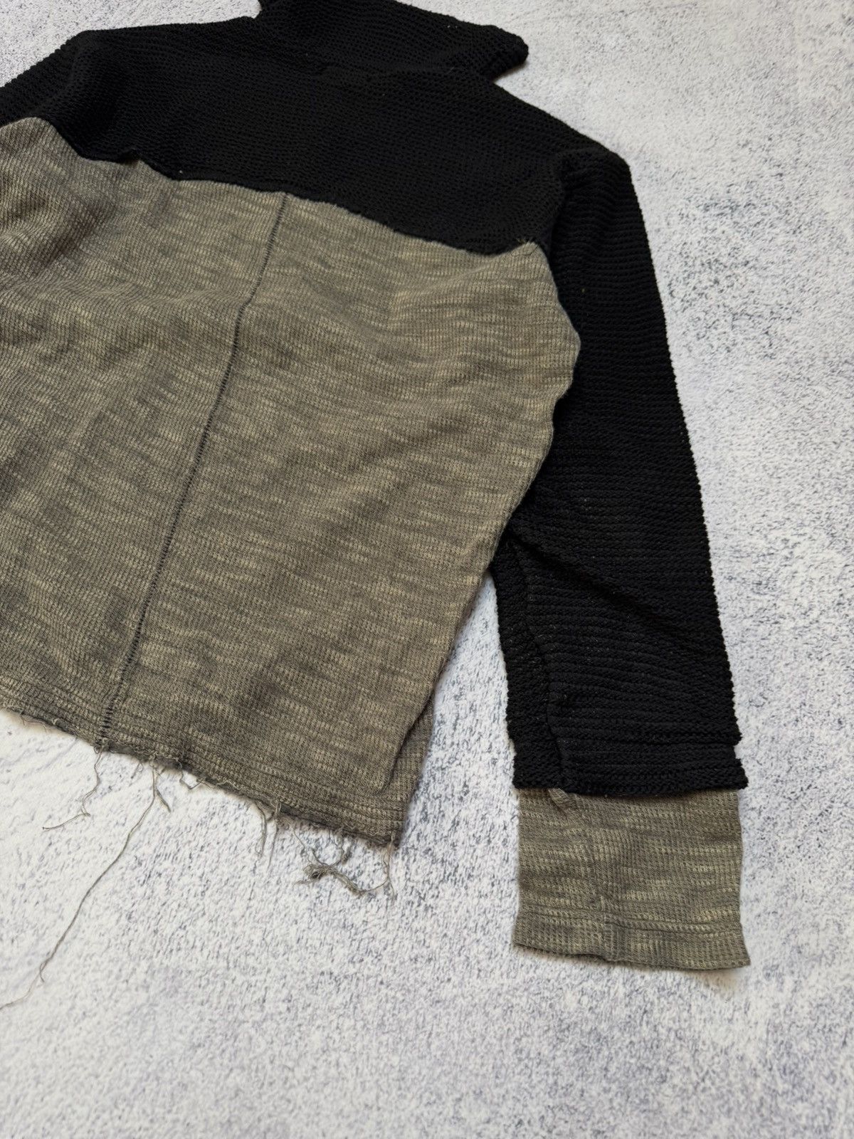 If Six Was Nine 00s Y2K Distressed Knit Sweater Opium Japanese Style Sweater Size S / US 4 / IT 40 - 13 Thumbnail