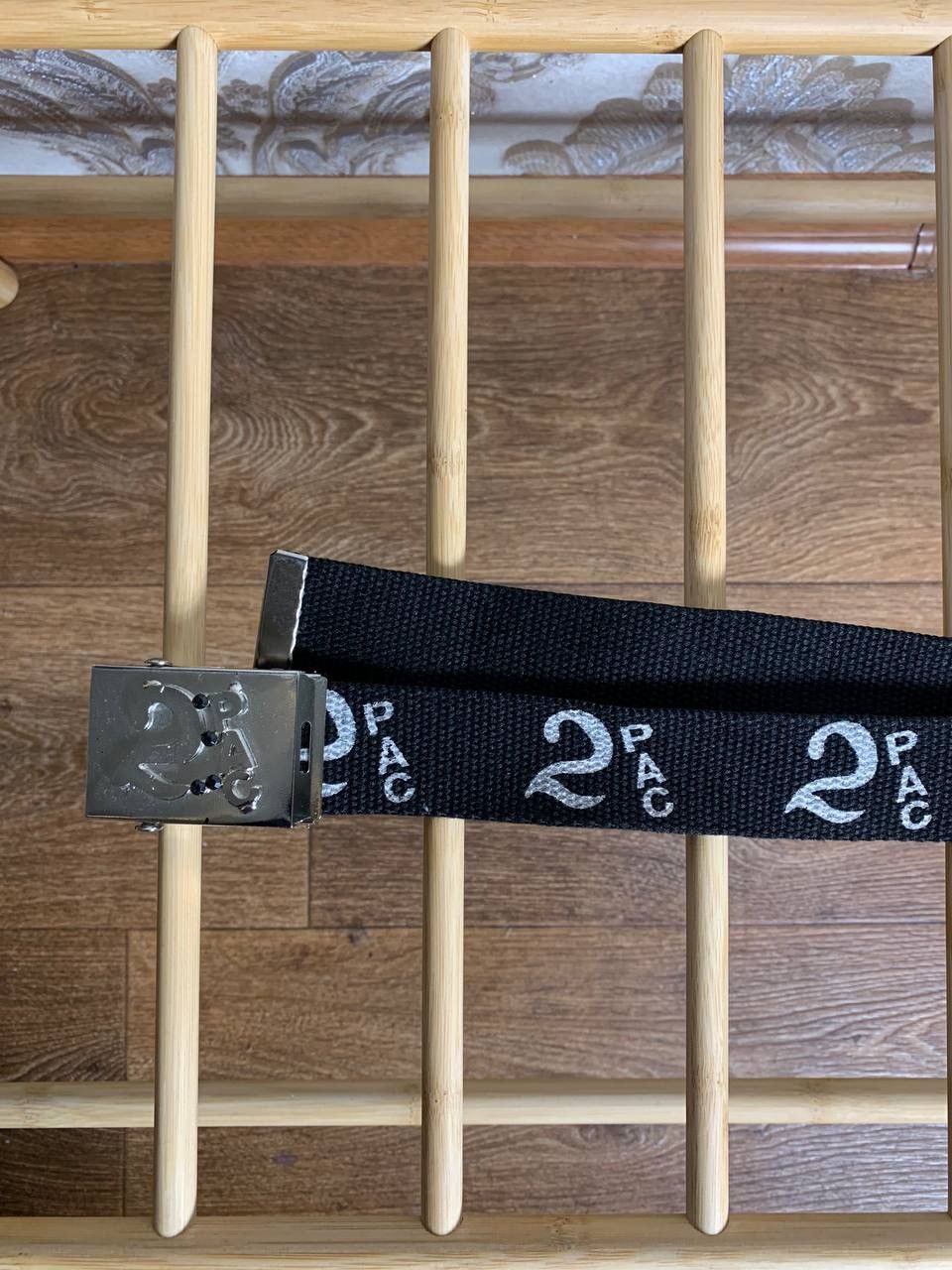 Rap Tees × Vintage VERY RARE 2PAC BELTS MONOGRAM TUPAC HIP-HOP RAP 90s Y2K HYPE Size ONE SIZE - 4 Thumbnail