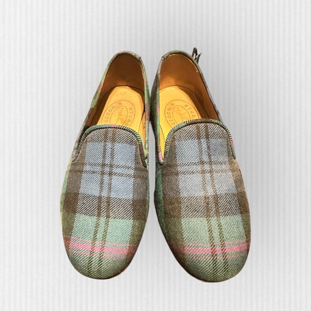 Stubbs & Wootton Limited Ed. Tartan Stubbs & Wootton Slippers Size US 8.5 / EU 41-42 - 1 Thumbnail