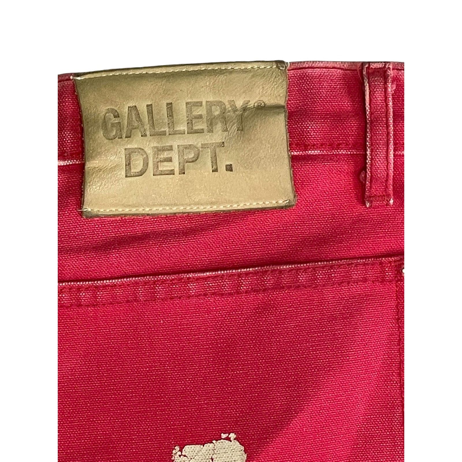Gallery Dept. Gallery Dept 'Flare' Red Jeans Size US 36 / EU 52 - 4 Thumbnail