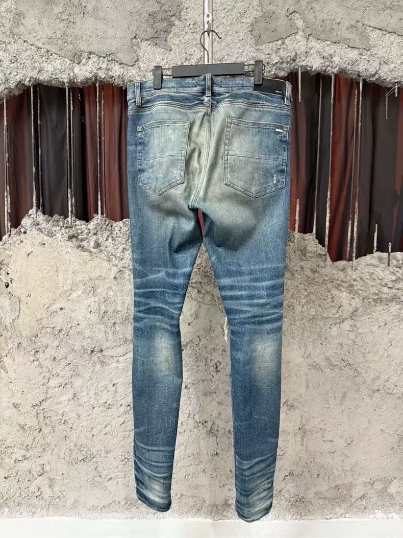 Amiri Amiri MX1 Blue Denim Pants Size US 36 / EU 52 - 2 Thumbnail