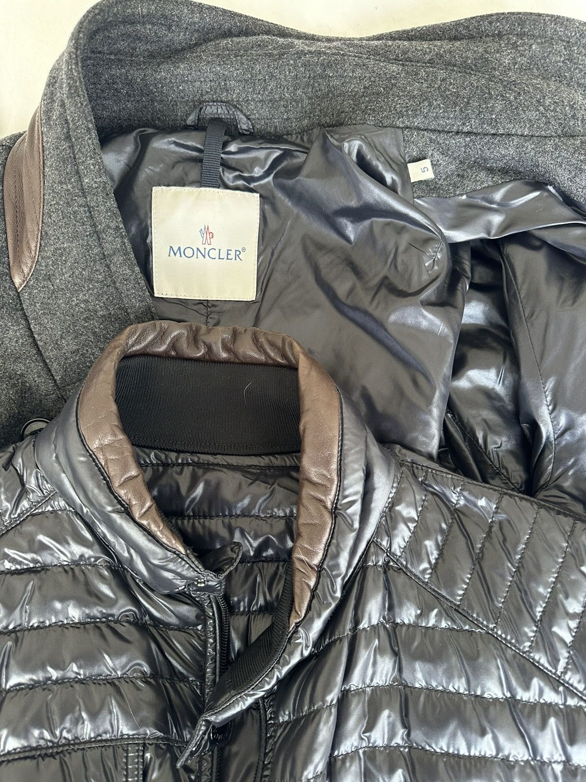 Moncler Grey Moncler Jacket with detachable Vest Size US XXL / EU 58 / 5 - 4 Thumbnail