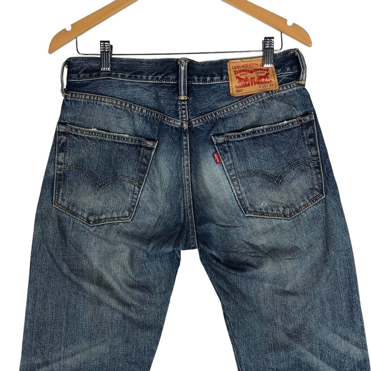 Levi's × Vintage Vintage Levis 503 Distressed Denim Size US 29 - 5 Thumbnail