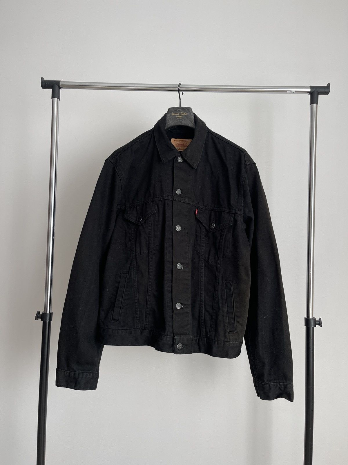 Levi's 🔥Levi's 72510 Men's black Denim Trucker Jacket levis L Size US L / EU 52-54 / 3 - 1 Thumbnail