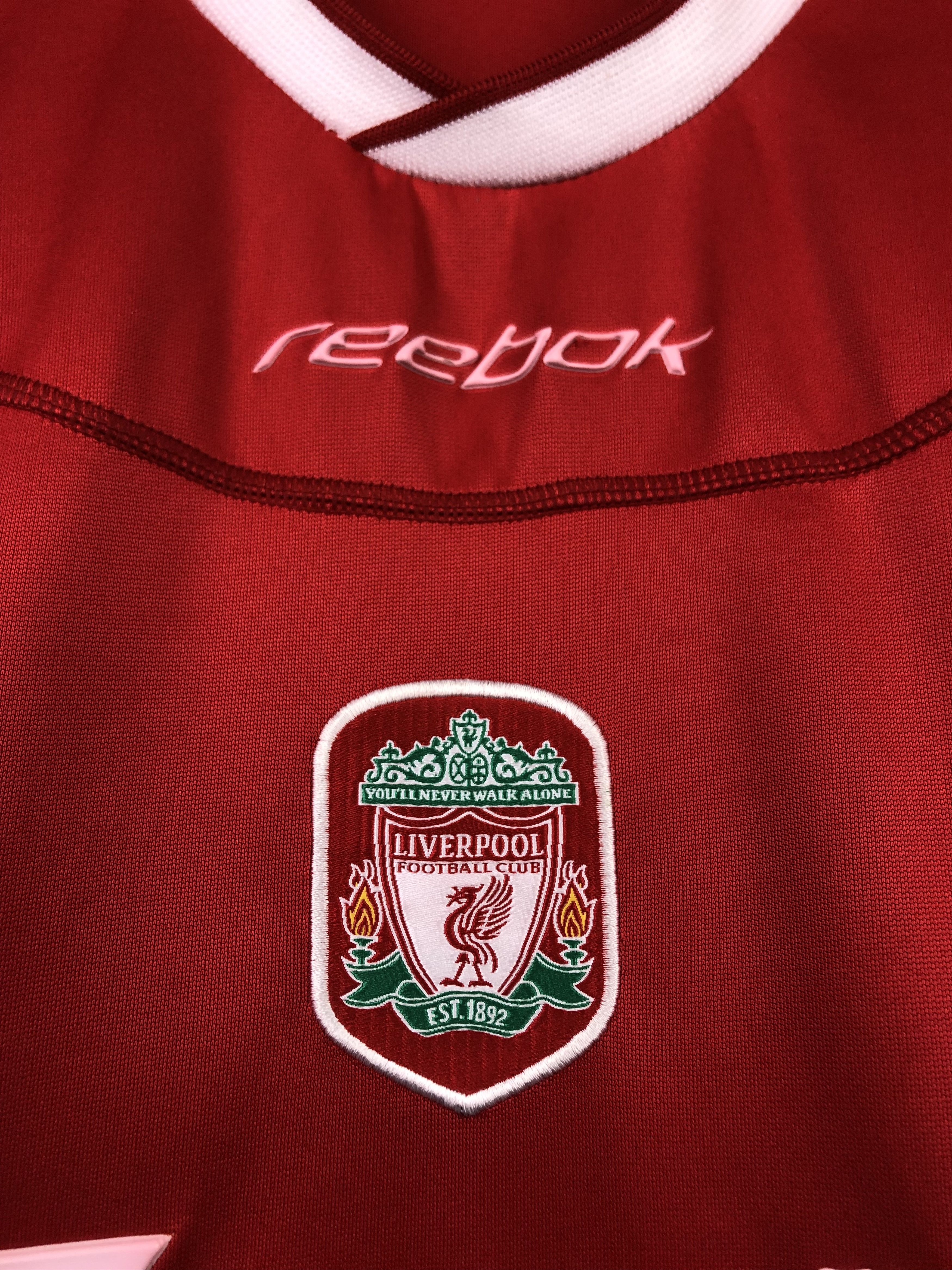Vintage Liverpool shirt 2002 Soccer Long Sleeve #9 Fowler Jersey Size US XL / EU 56 / 4 - 6 Thumbnail