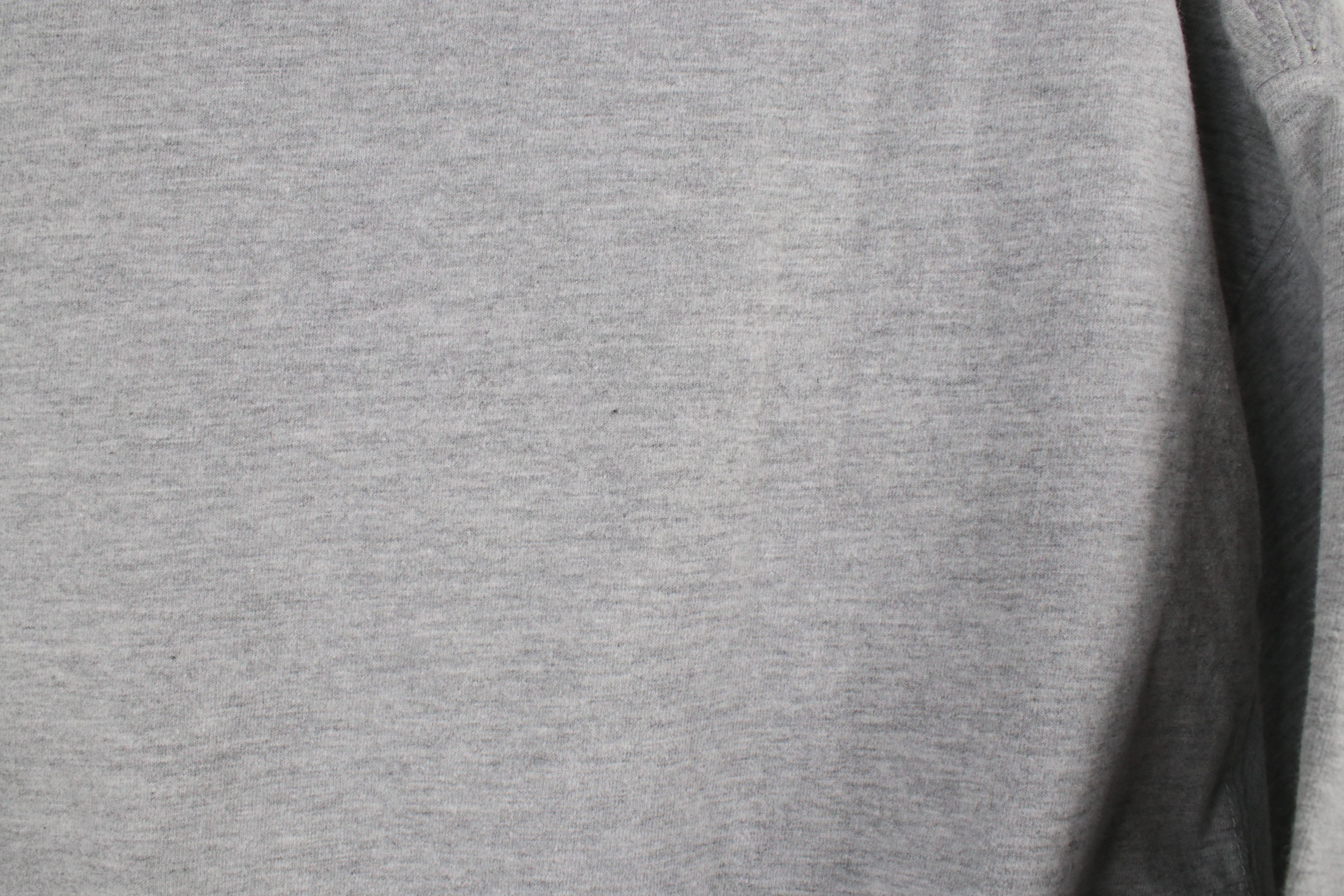 Vintage Vintage 90s Streetwear Blank Heavy Cotton T-Shirt Gray Size US L / EU 52-54 / 3 - 8 Thumbnail