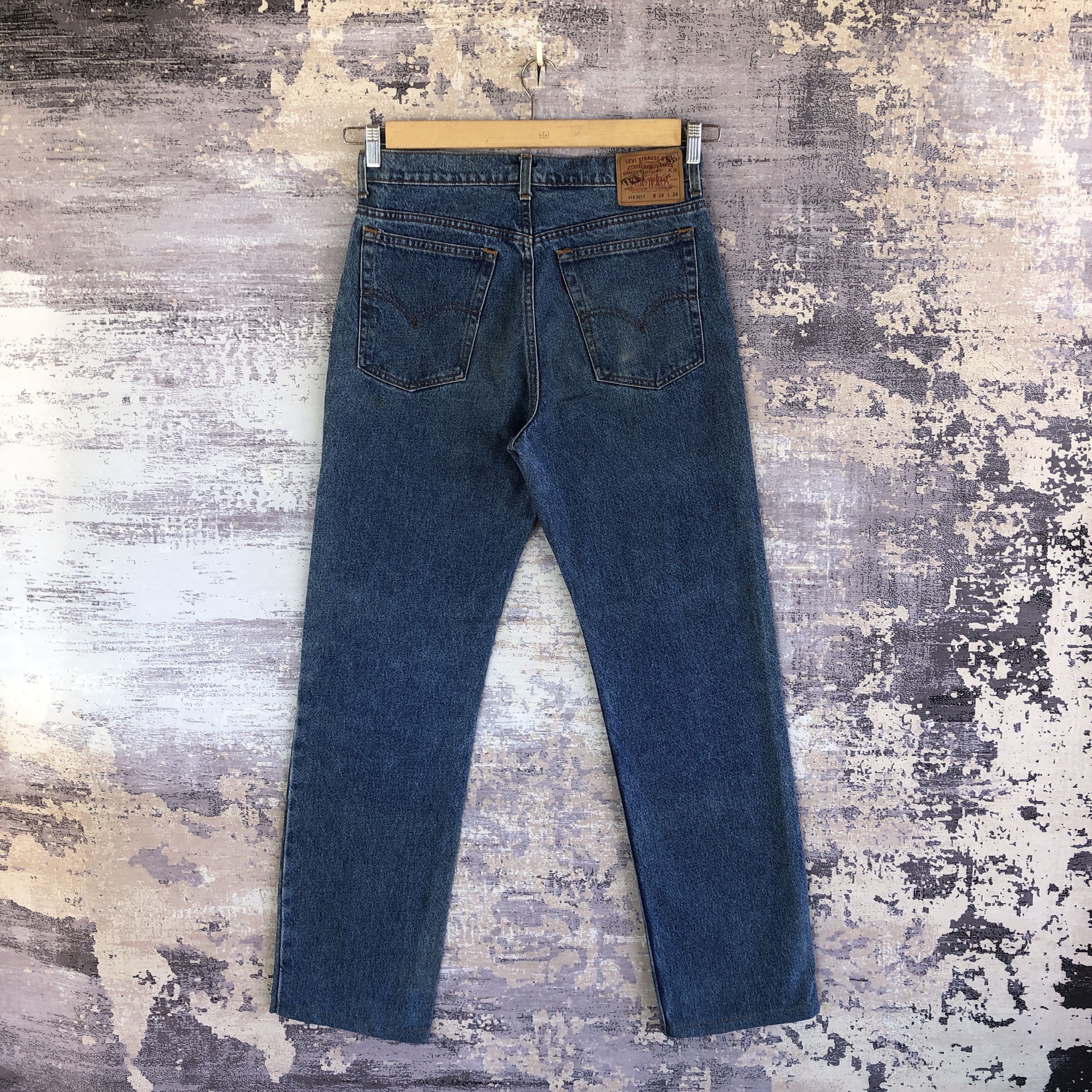 Levi's Vintage Levi's 515 Dirty Blue Jeans Levis Stonewash Denim Size US 32 / EU 48 - 2 Thumbnail