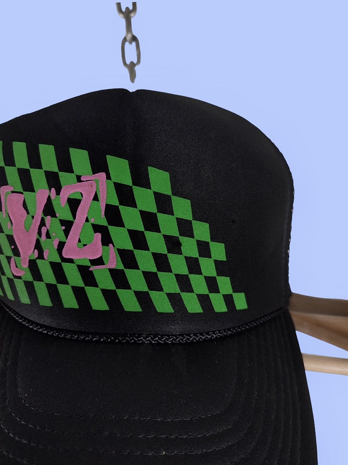 Vintage 80s Vintage Racing Trucker Cap Size ONE SIZE - 5 Thumbnail