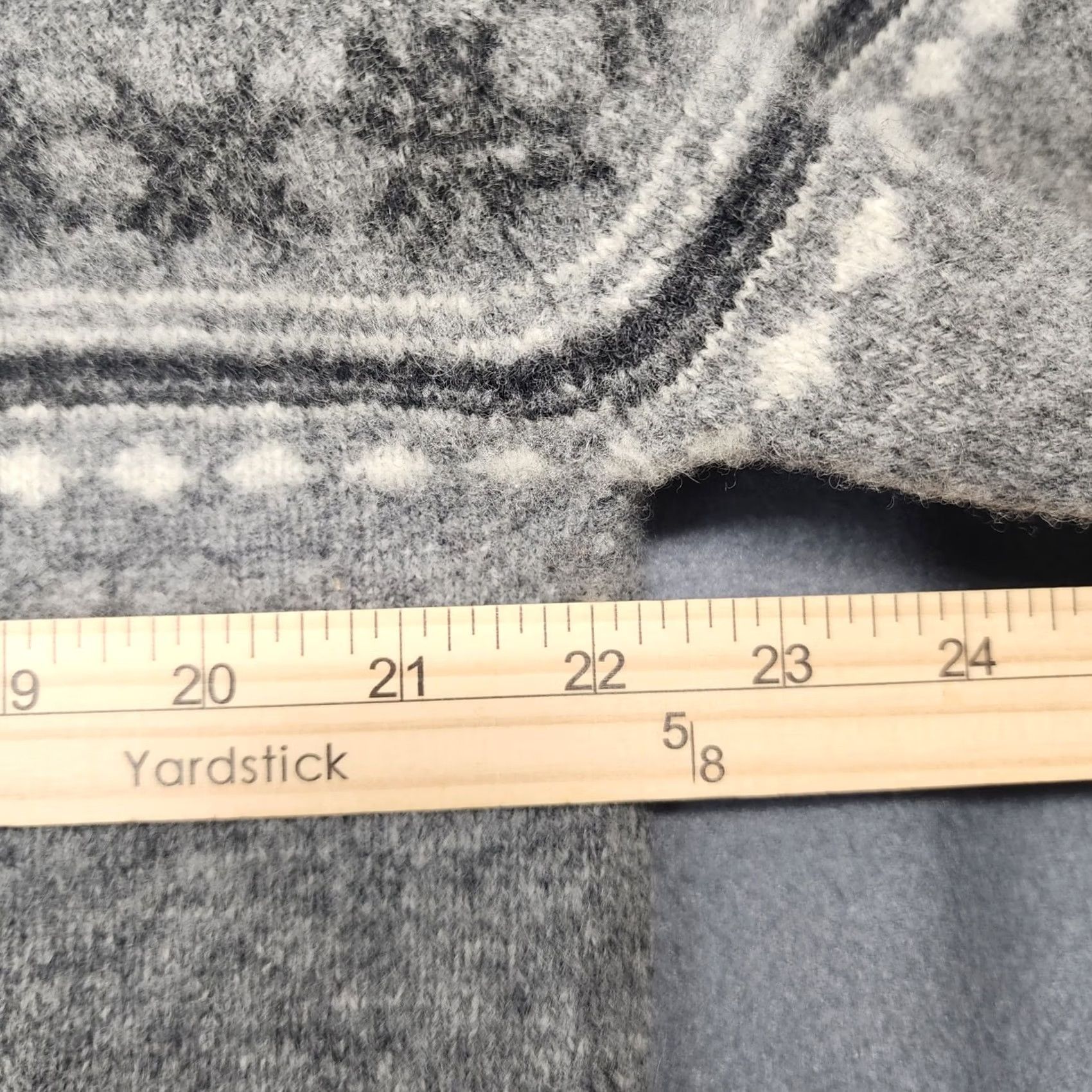 Old Navy VINTAGE Old Navy Sweater Mens XL Grey 100% Lambswool Fair Isle Nordic 90s Y2K Size US XL / EU 56 / 4 - 6 Thumbnail