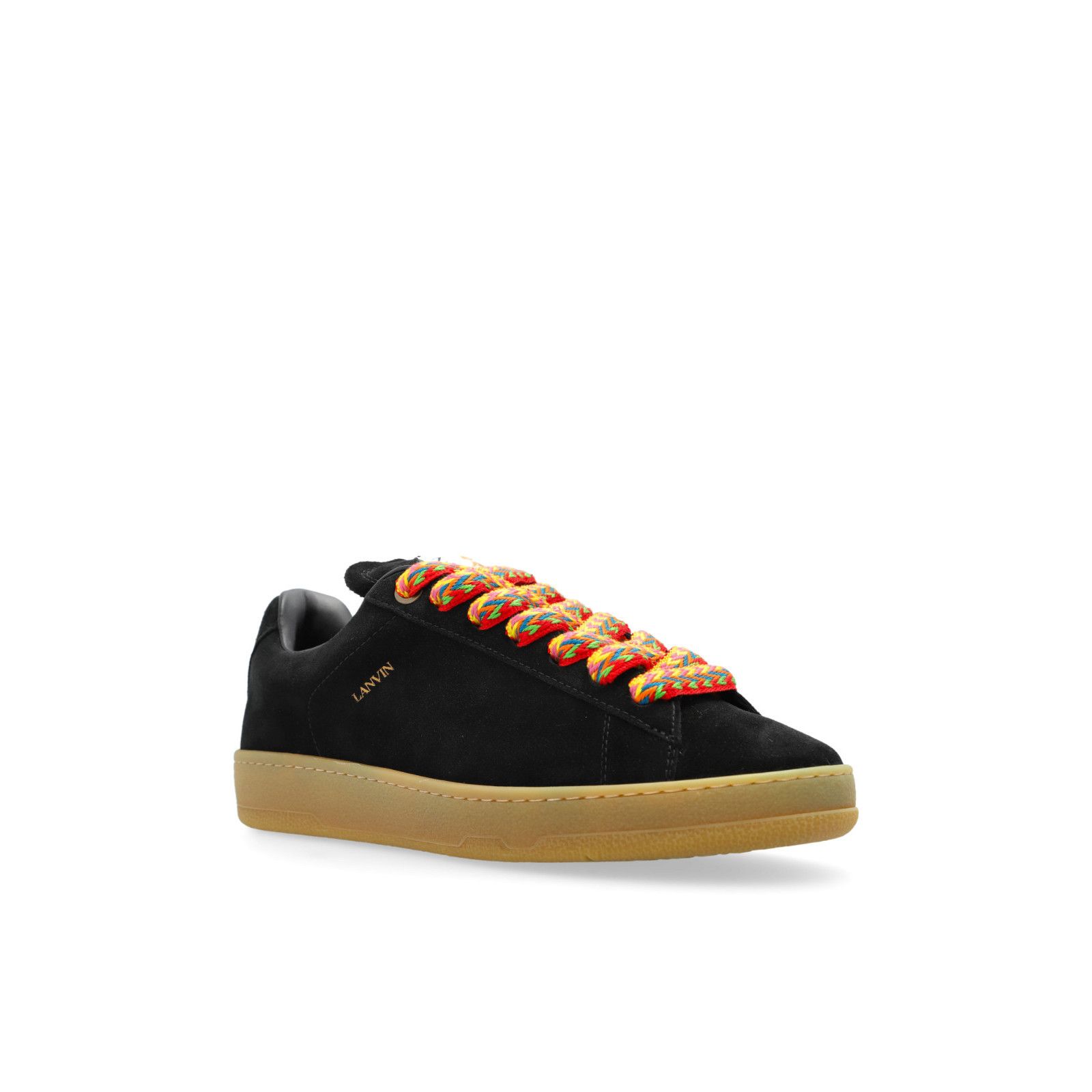 Lanvin LANVIN Curb Black Suede Sneakers New & Authentic (Men's size Size US 9 / EU 42 - 2 Thumbnail