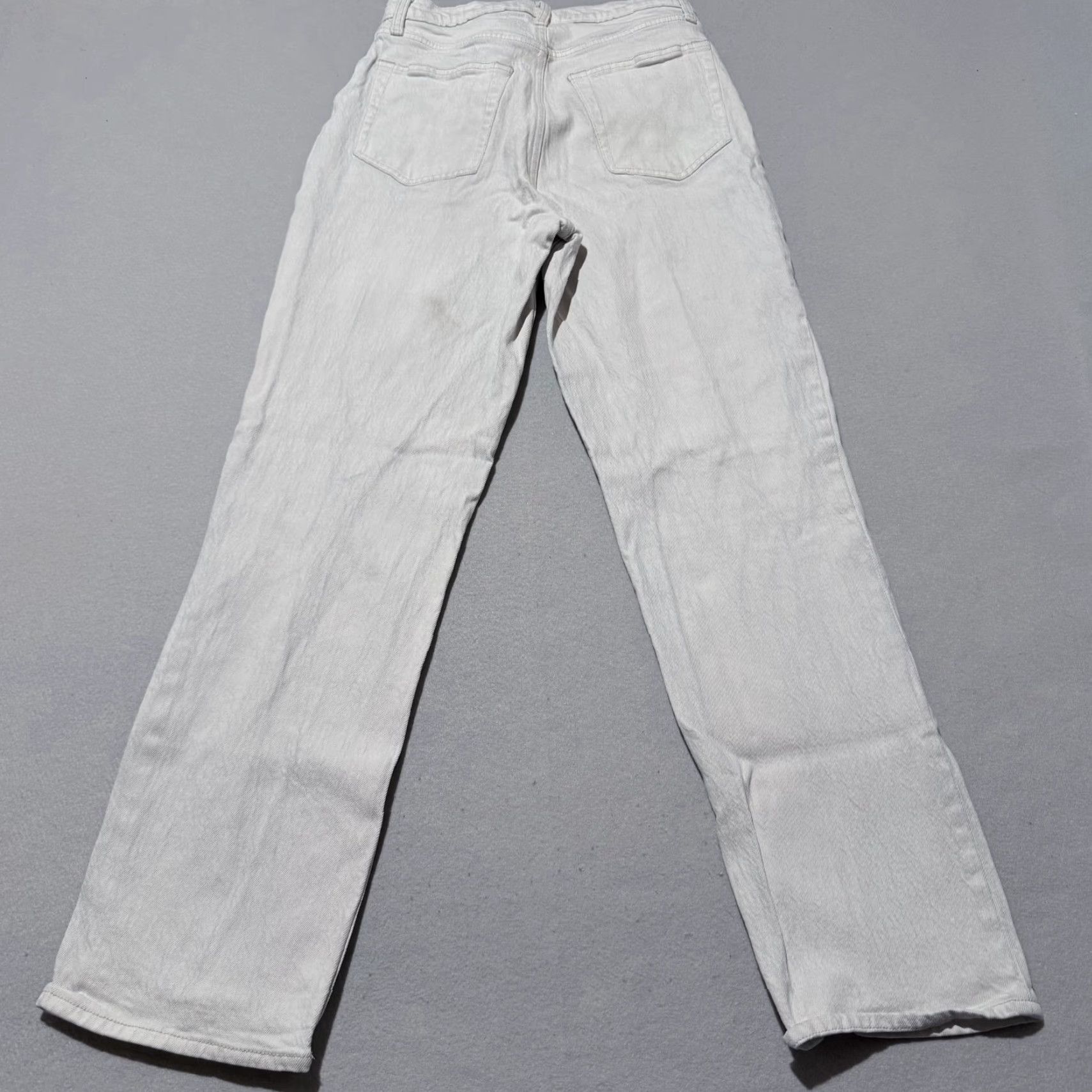 Abercrombie & Fitch Abercrombie & Fitch The 90s Straight Ultra High Rise Jeans Women's Cream - 8 Size 30" / US 8 / IT 44 - 2 Thumbnail