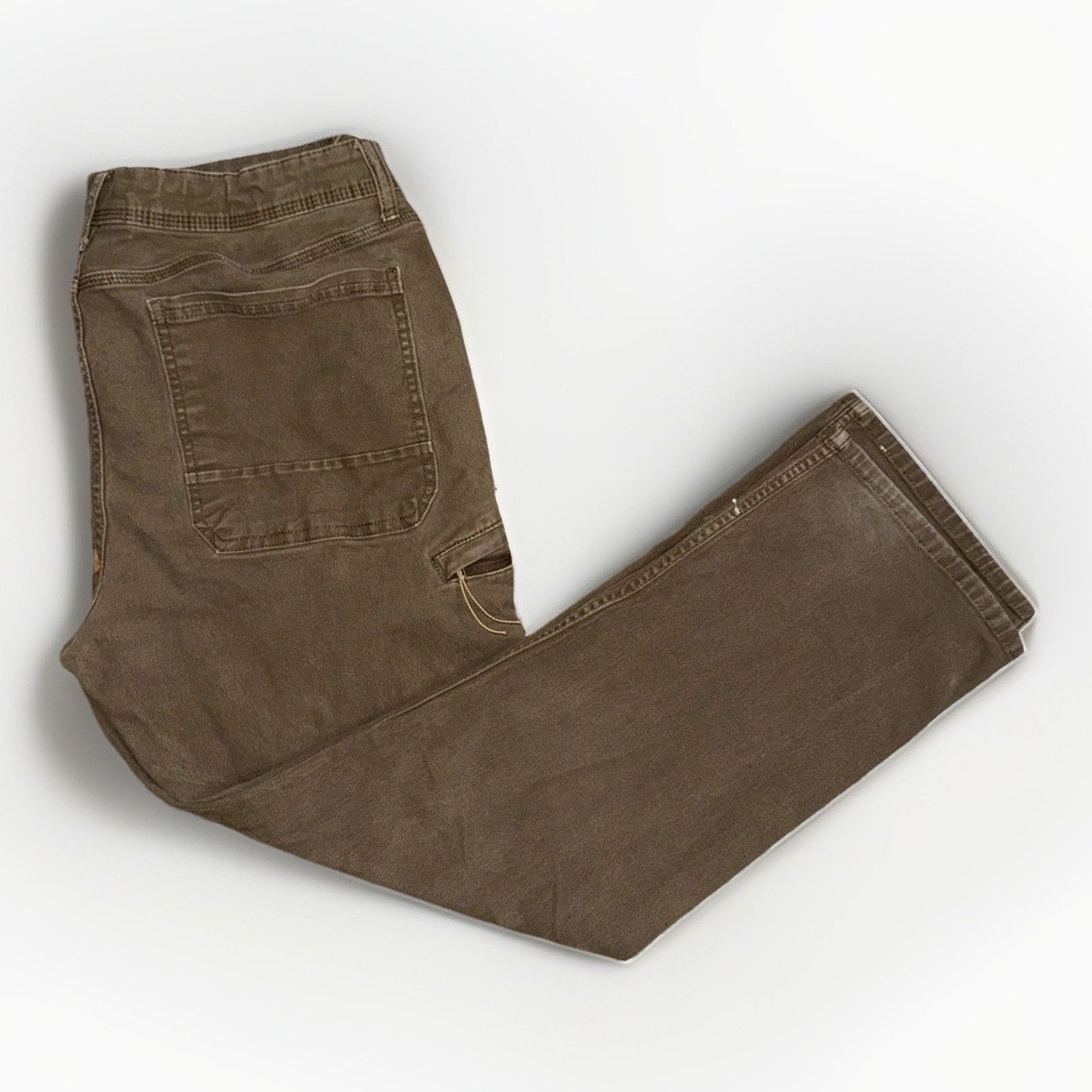 Weatherproof Weatherproof Vintage Carpenter Work Pants Taupe 36x30 USA Size US 36 / EU 52 - 1 Thumbnail