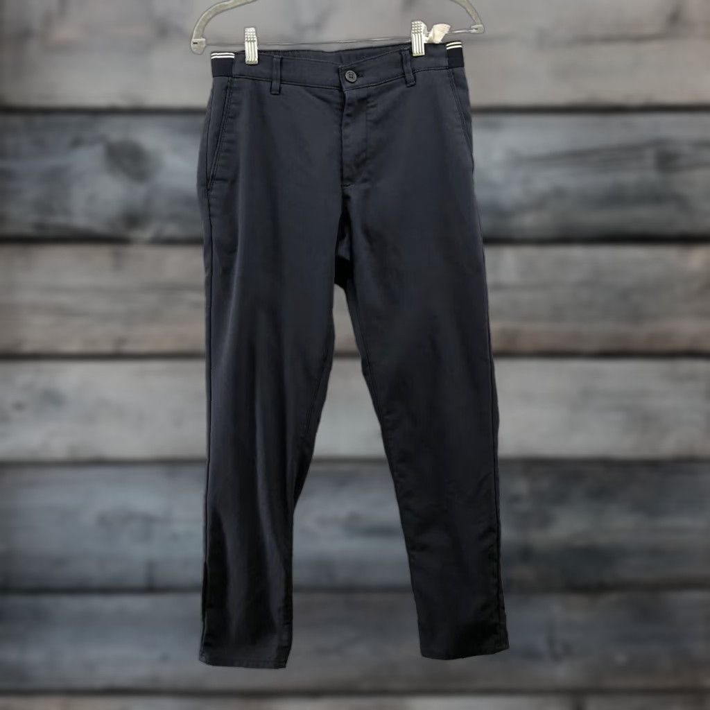 Zara Zara Slim Fit Stretch Pants Mens XS Navy Blue Dress Pant Flat Front  Elastic Slim Fit Stretch Pants Mens XS Navy Blue Dress Pants Flat Front  Elastic | Grailed