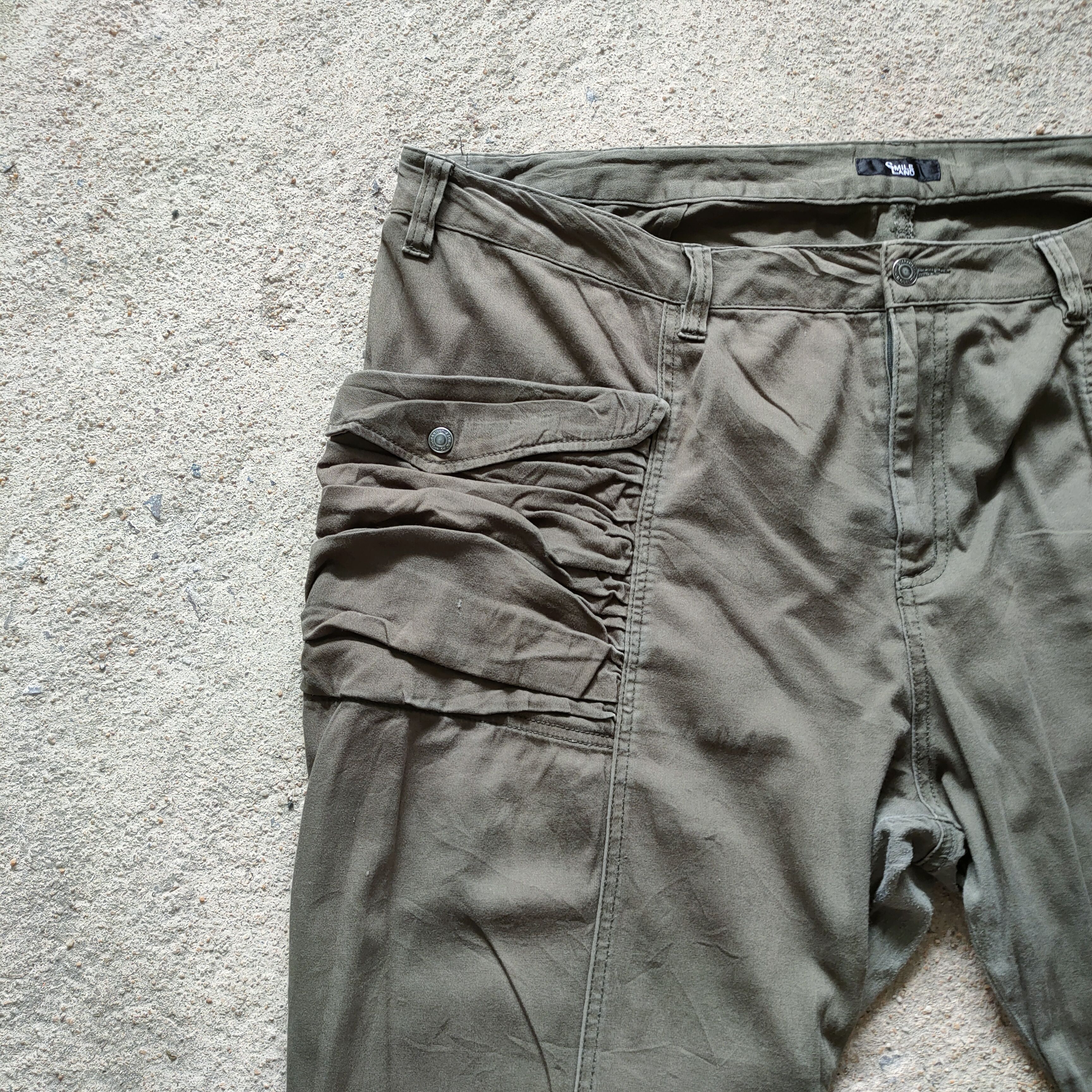 Japanese Brand × Vintage SIZE 46!! VINTAGE SMILE LAND CARGO PANTS Size US 44 / EU 60 - 4 Thumbnail