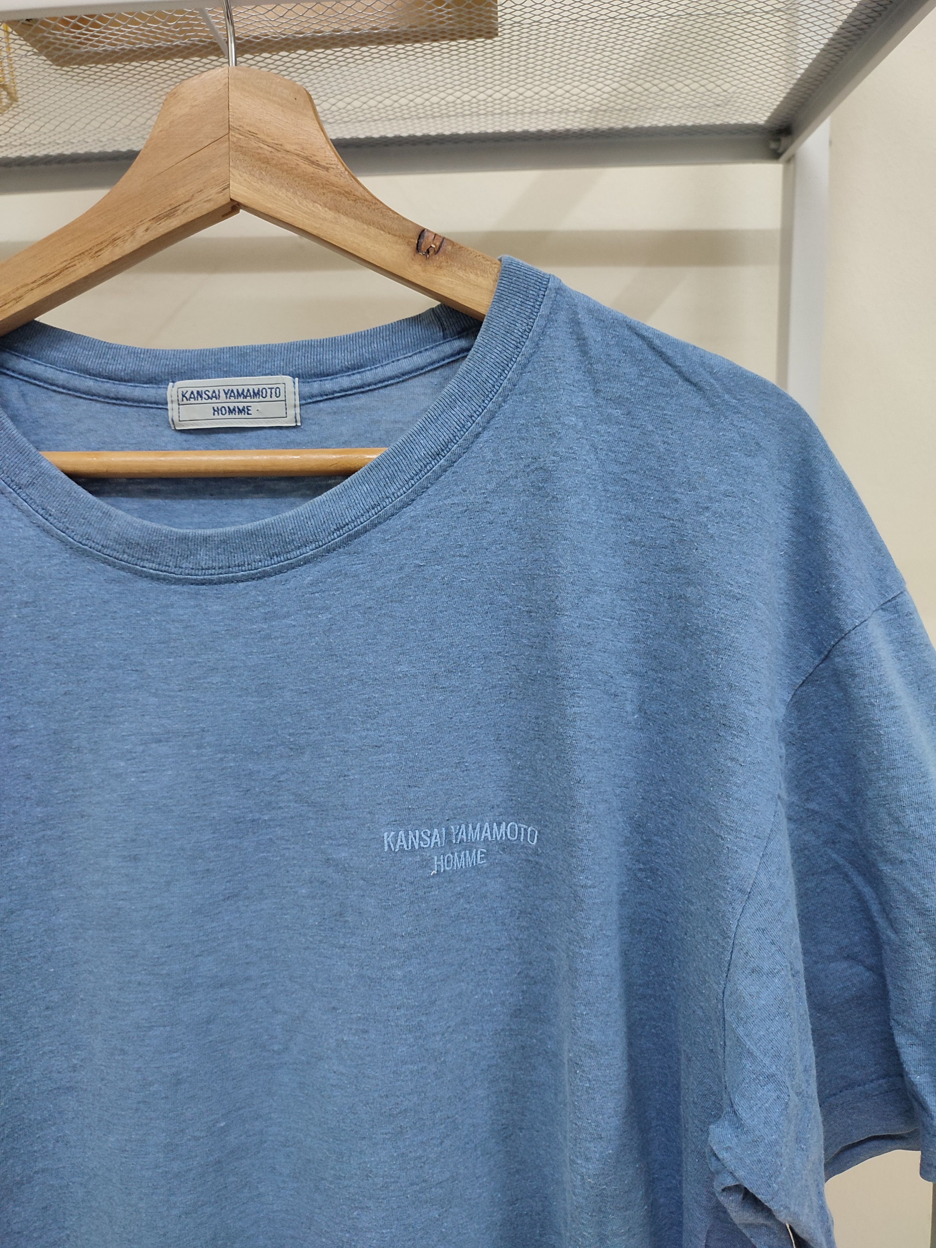 Kansai Yamamoto 💥90s💥 Kansai Yamamoto Homme Embroidery Tees Size US L / EU 52-54 / 3 - 5 Thumbnail