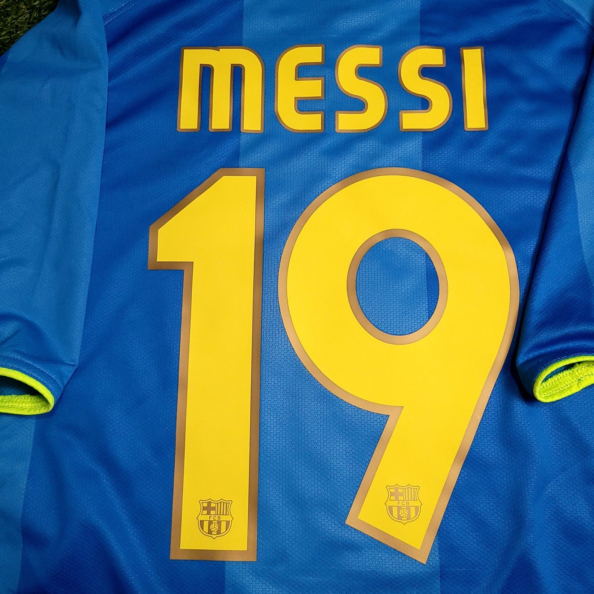 Nike Messi Barcelona Anniversary 2007 2008 Away Soccer Jersey L Size US L / EU 52-54 / 3 - 3 Thumbnail