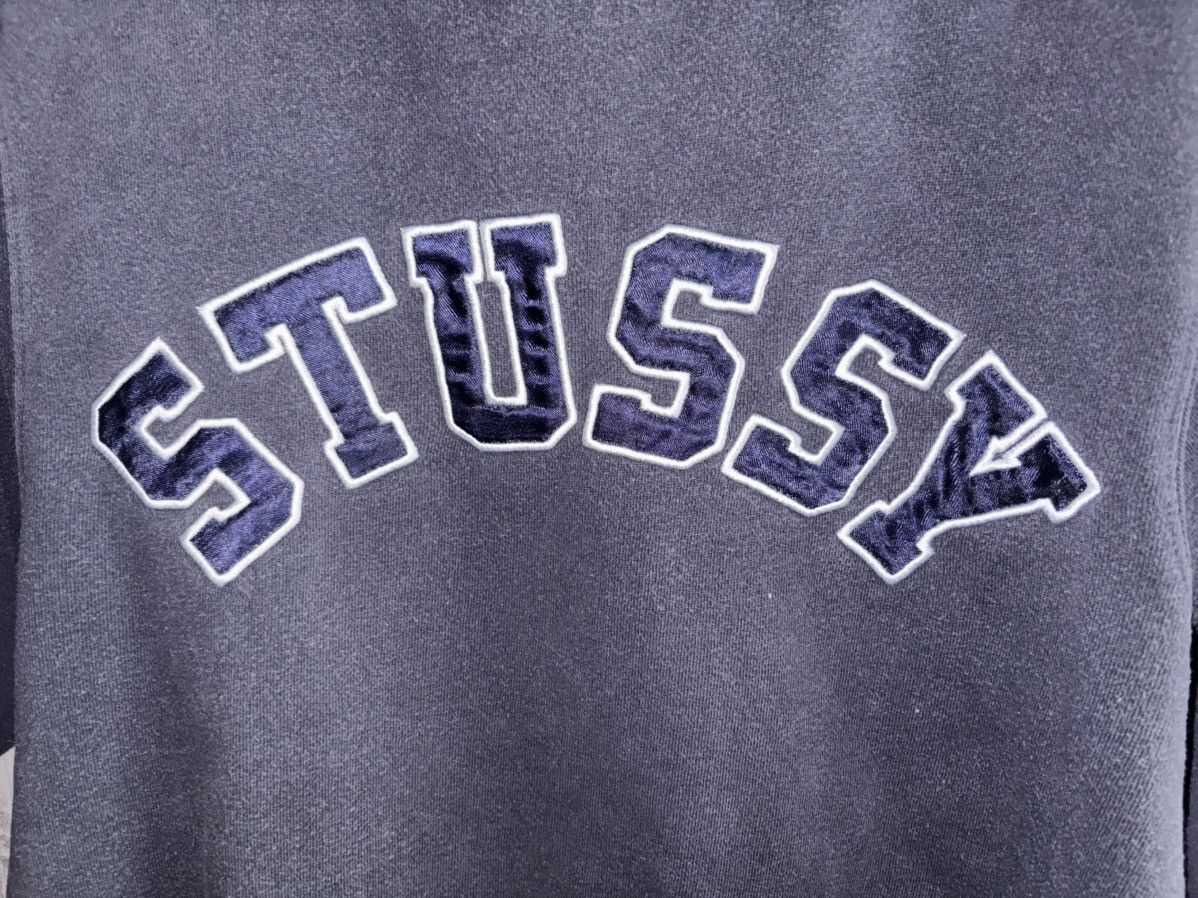 Stussy S Navy Stussy Back Arc Crew Sweater Size US S / EU 44-46 / 1 - 5 Thumbnail