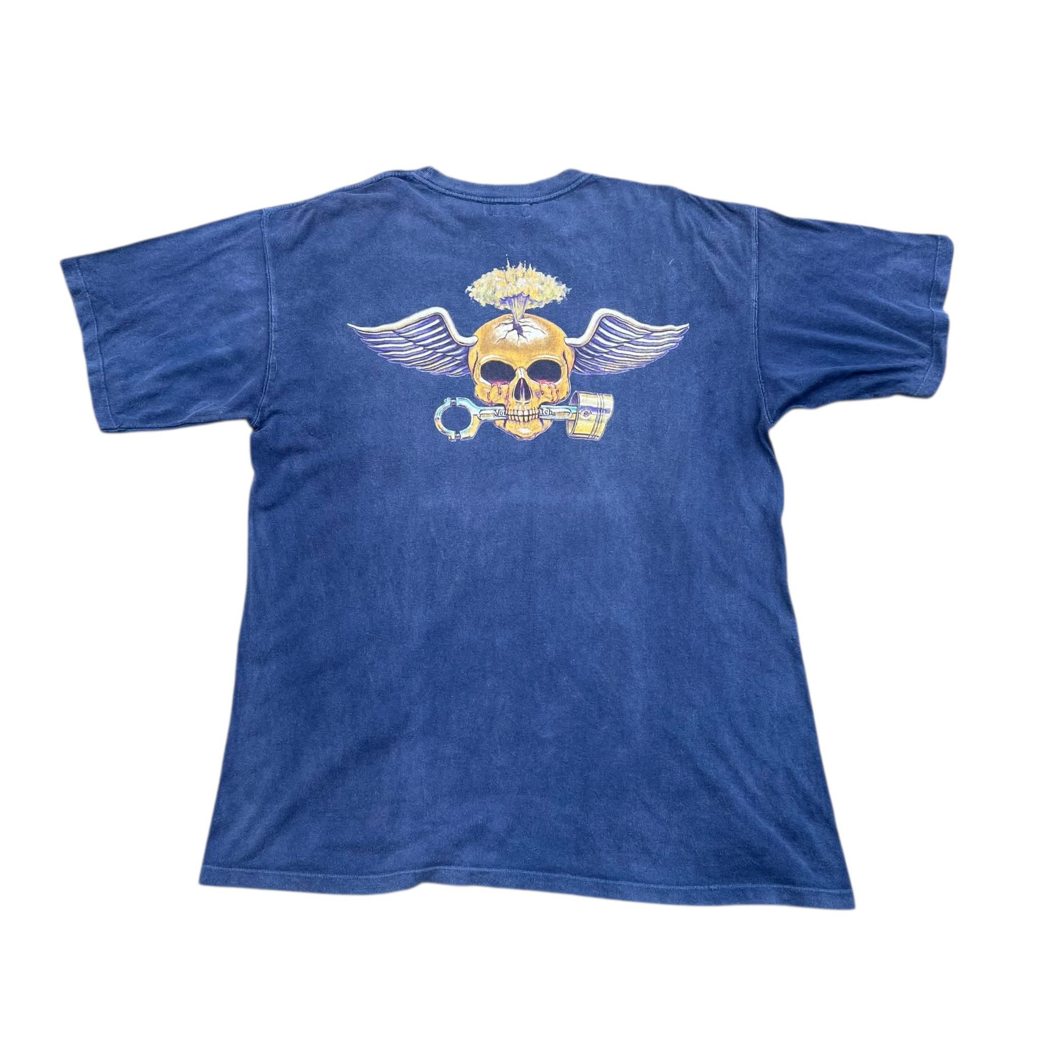 Von Dutch Vintage 90s Von Dutch Skull graphics tee Size US XL / EU 56 / 4 - 1 Thumbnail