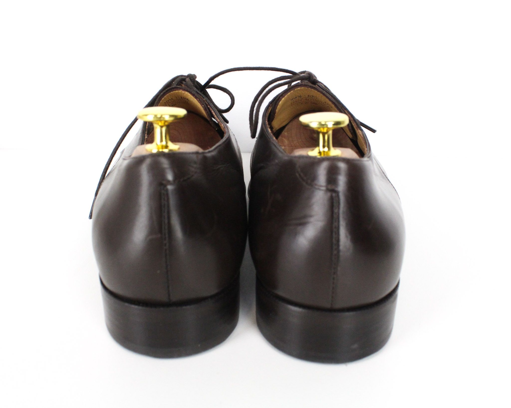 Suitsupply EU44.5 Brown Leather Laced Low-Top 72662 Size US 11.5 / EU 44-45 - 3 Thumbnail