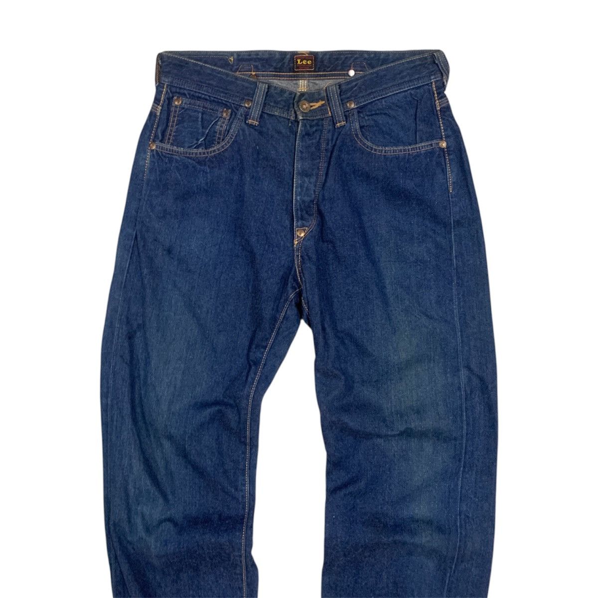 Lee Lee Cowboy 1101 Selvedge Buckleback Repro 30's Japan Jeans Size US 31 - 2 Thumbnail