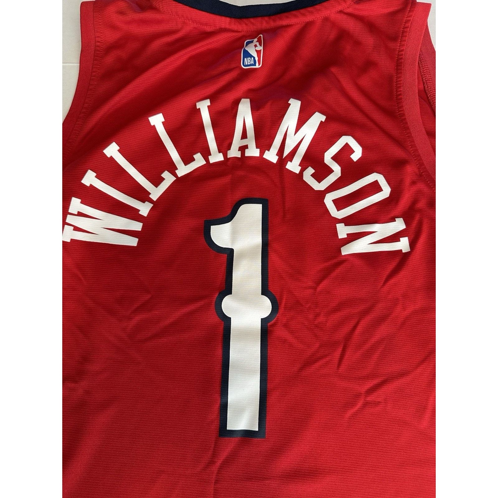 NBA Zion Williamson New Orleans Pelicans LR NBA Jersey Red Size US L / EU 52-54 / 3 - 10 Thumbnail