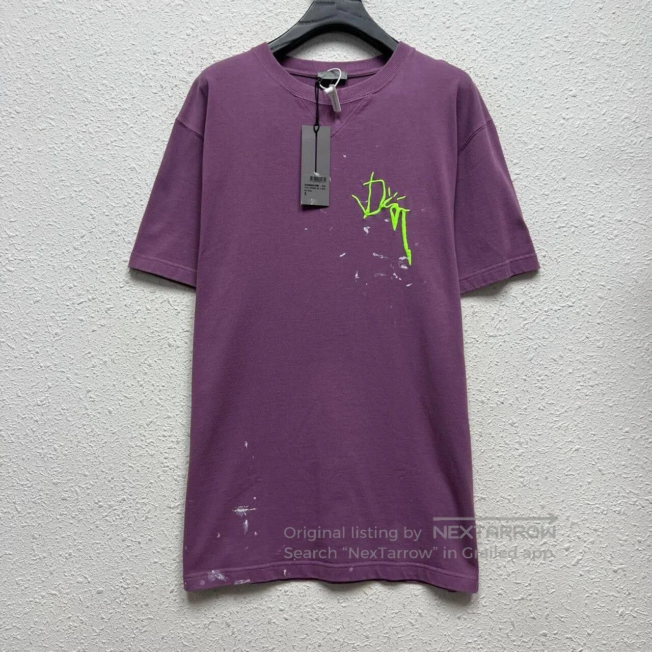 Dior dior purple graffiti short sleeve t-shirt. Size US S / EU 44-46 / 1 - 1 Thumbnail