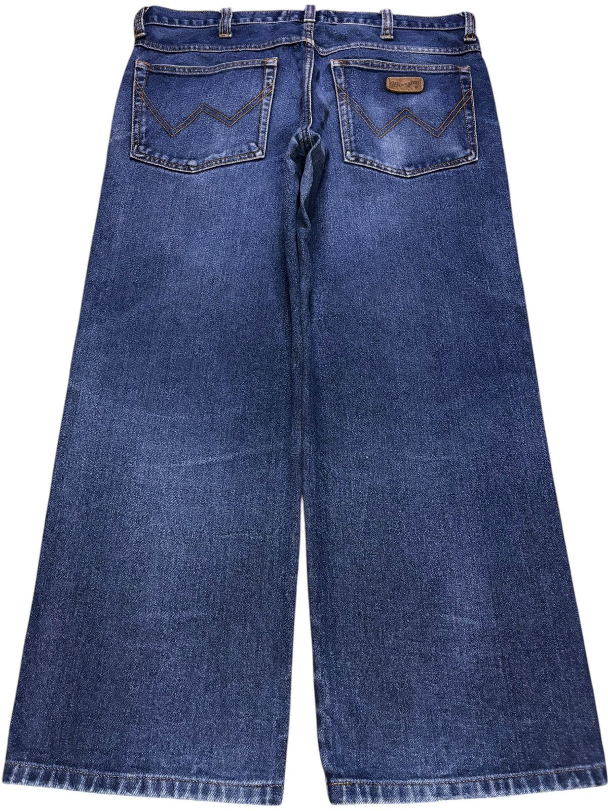 Wrangler Vintage Wrangler Blue Wash Loose Baggy Jeans Size US 34 / EU 50 - 2 Thumbnail