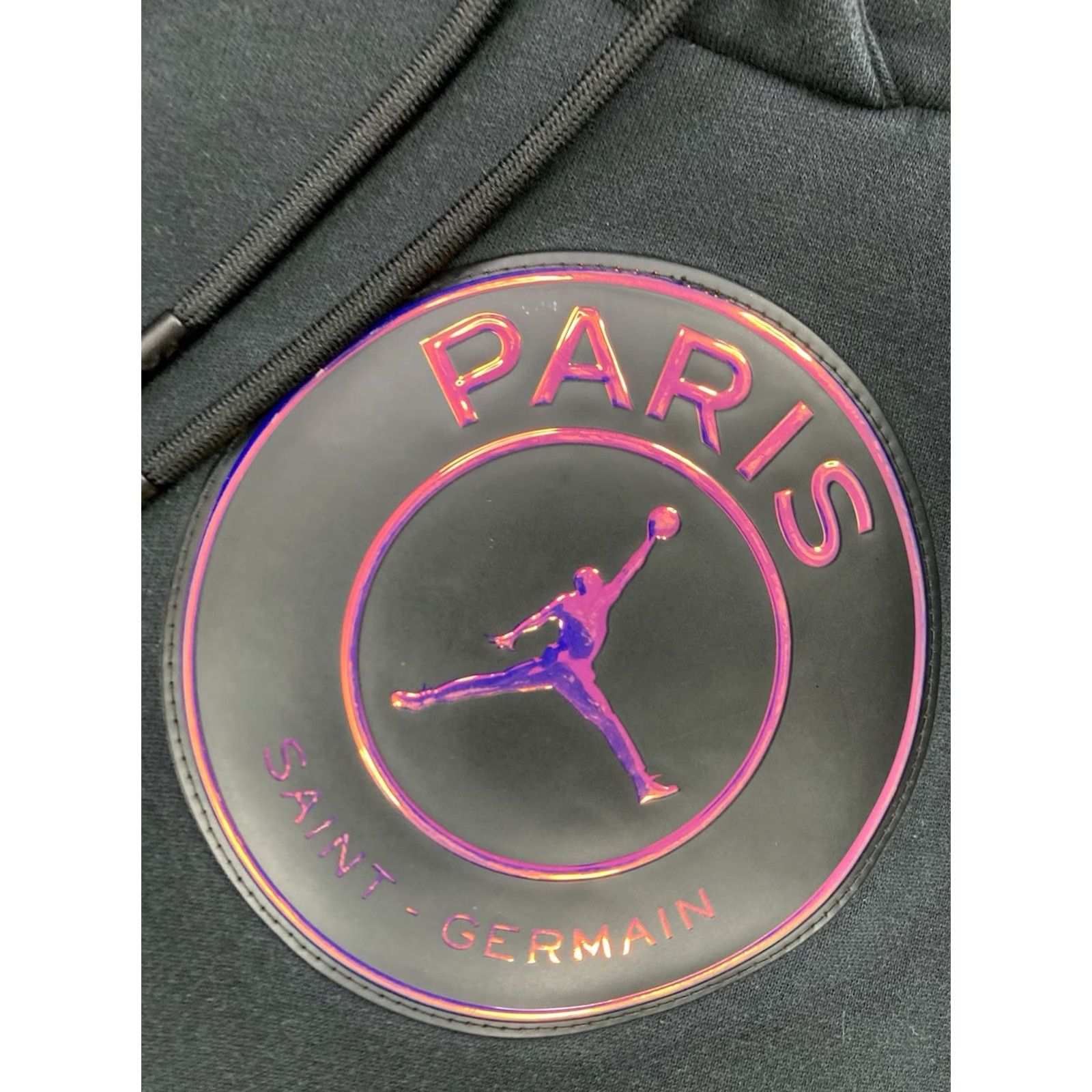 Nike VINTAGE Nike Air Jordan PSG Hoodie Women Small Black Pullover Sailors? Size S / US 4 / IT 40 - 2 Thumbnail