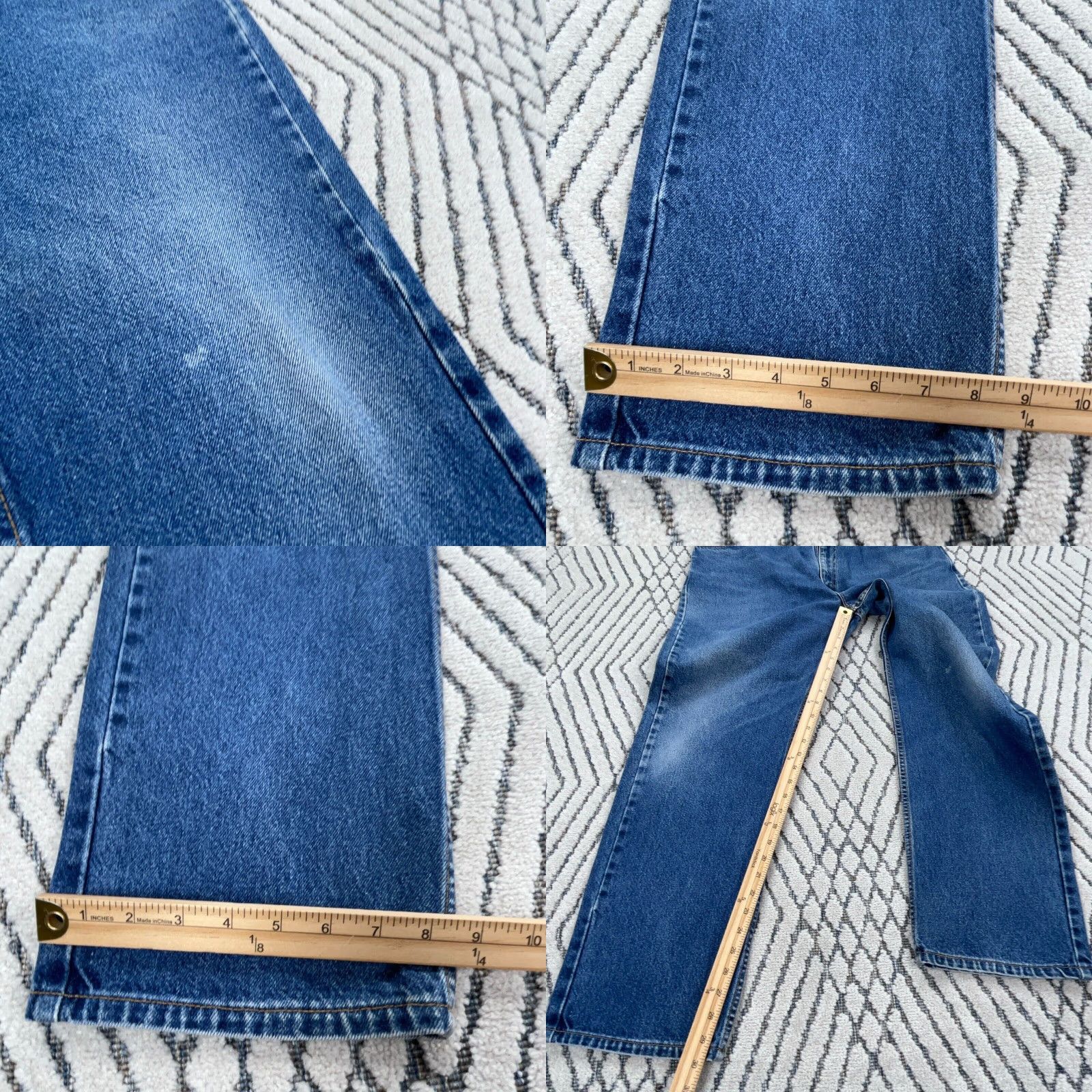 Levi's VINTAGE Levi's 505 Jeans Men 40x32 Straight Regular Fit Med Wash Blue 5-Pocket Belt Loops Zipper N/A Size US 40 / EU 56 - 8 Thumbnail
