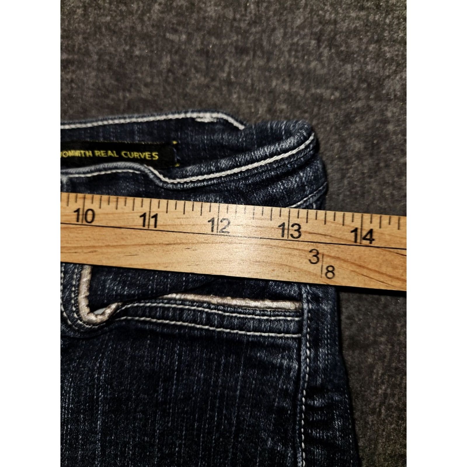 NYDJ NYDJ Tummy Tuck Straight Jeans Women's 4 Blue Mid Rise Stretch Preppy City USA Size 27" / US 4 / IT 40 - 5 Thumbnail