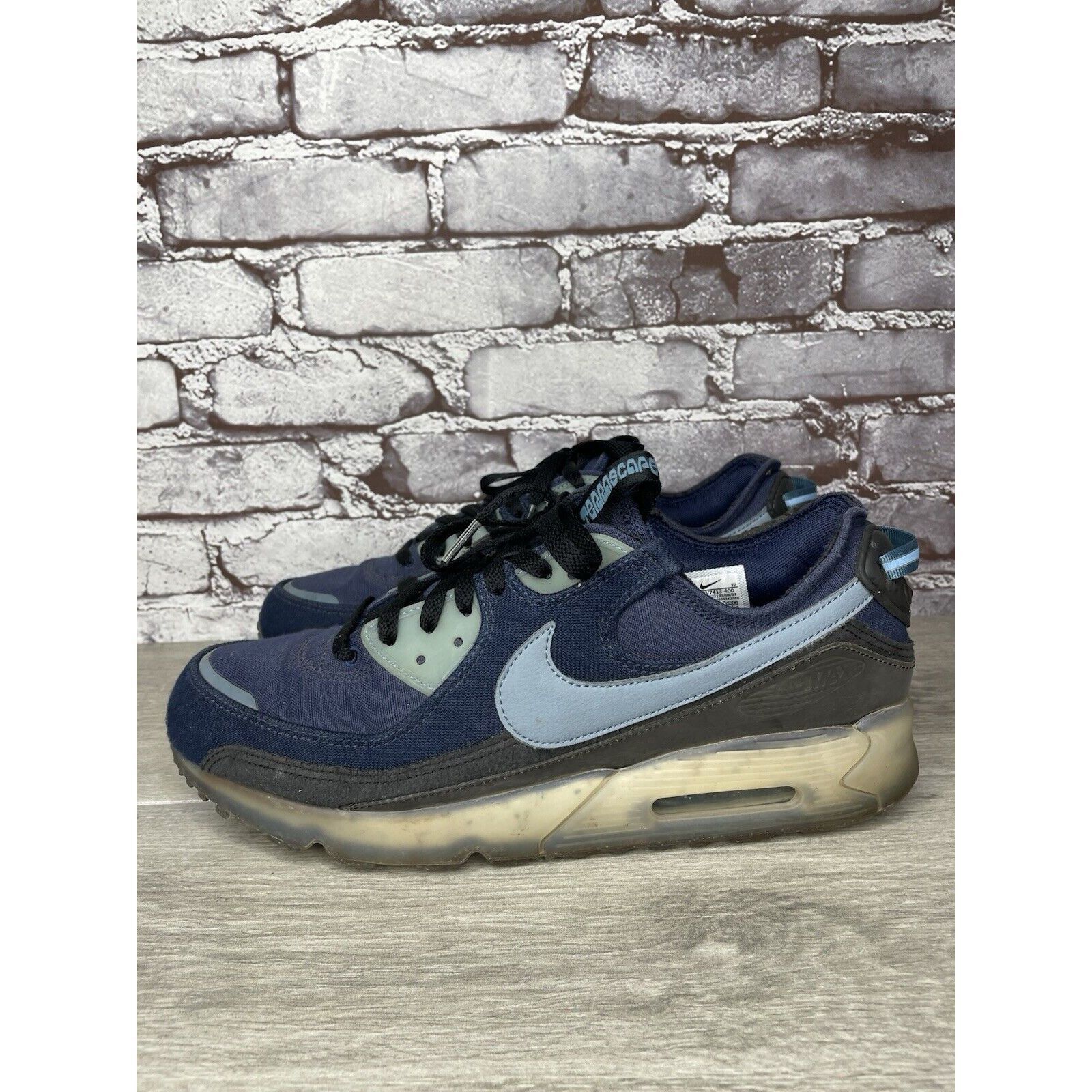 Nike Nike Air Terrascape 90 Midnight Navy Aqua Athletic Shoes Sne Size US 12 / EU 45 - 10 Thumbnail