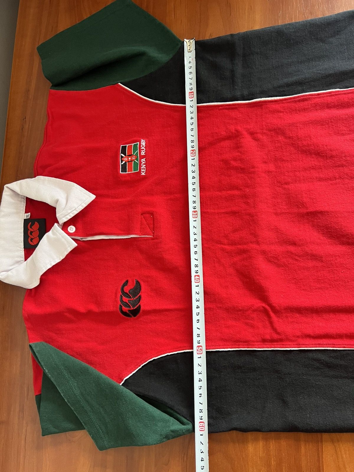 Canterbury of New Zealand 90’S KENYA NATIONAL TEAM UNION RUGBY VINTAGE JERSEY SHIRT Size US XL / EU 56 / 4 - 15 Thumbnail