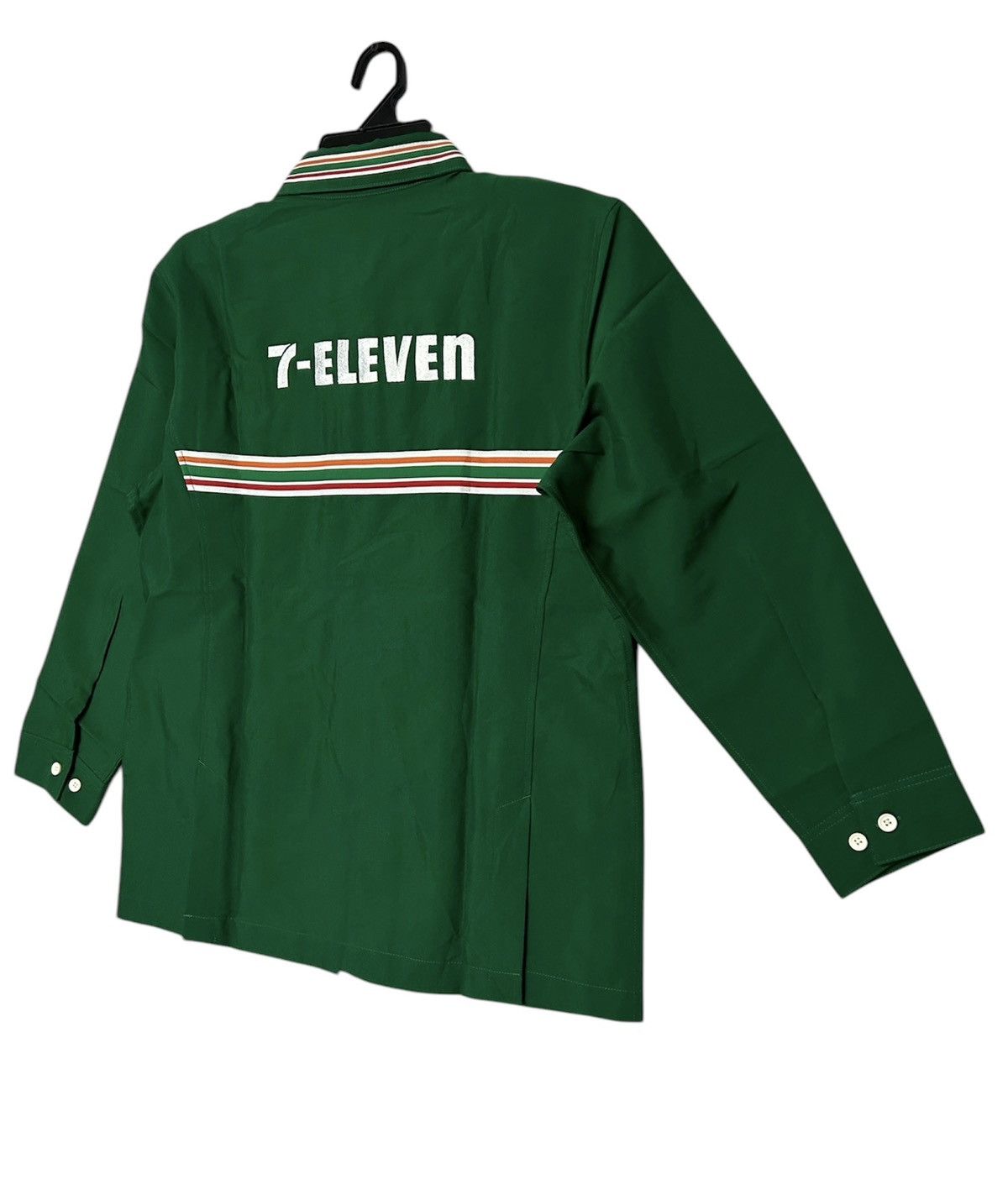 Uniform Wares × Vintage 🔥LAST DROP🔥 7 ELEVEN JAPAN STORE STAFF UNIFORM WORK JACKET Size L / US 10 / IT 46 - 7 Thumbnail