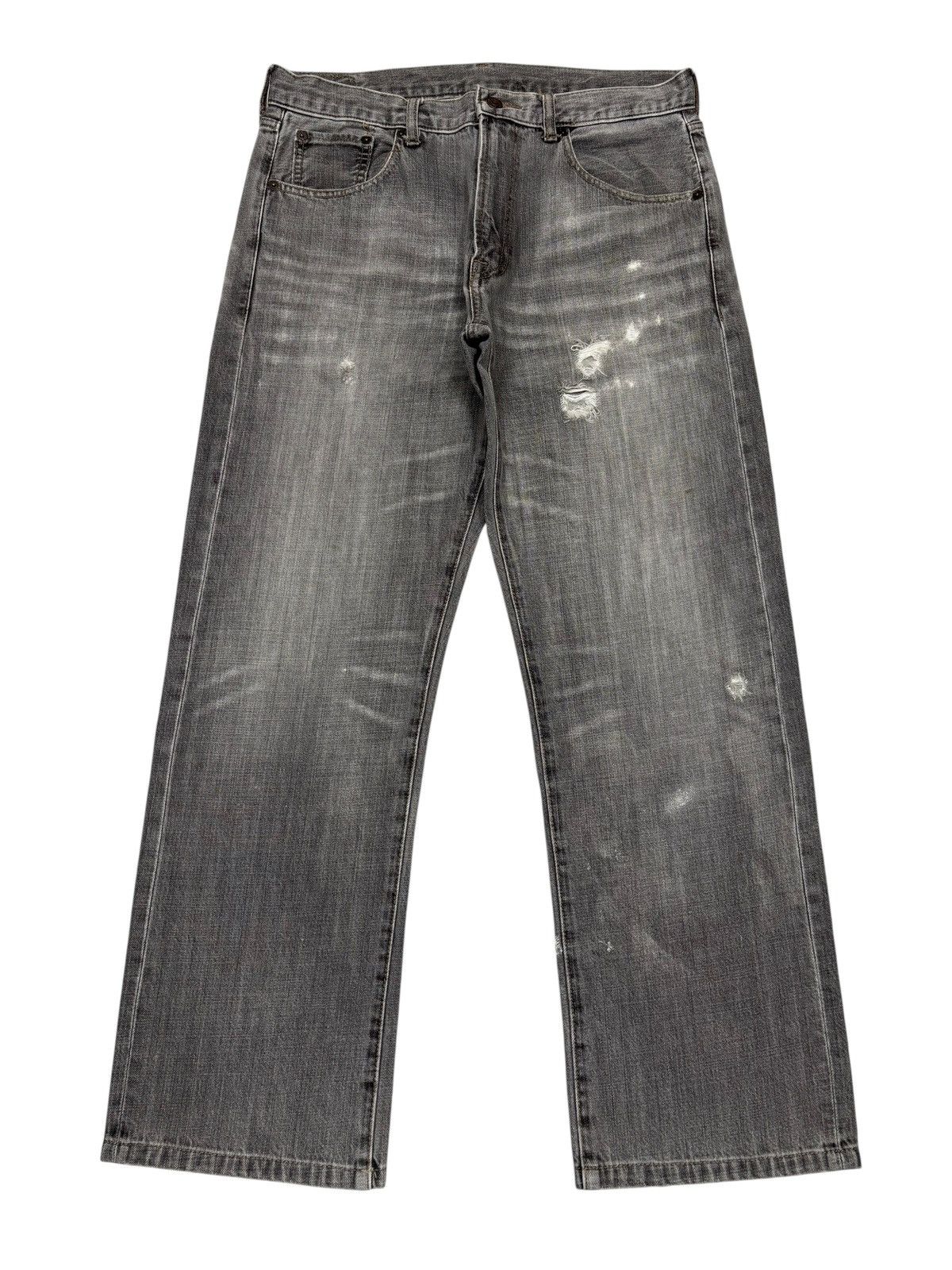 Hysteric Glamour Vintage Villand Faded Black Japanese Style Distressed Denim Size US 33 - 7 Thumbnail