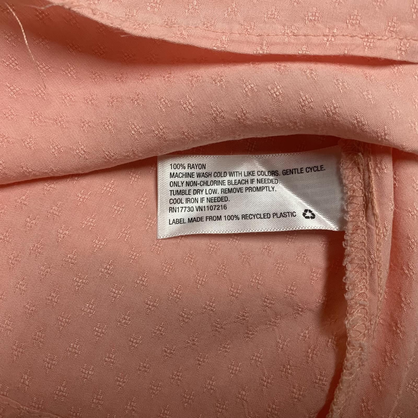 Other Isabel Maternity Women's Size XXL Peachy Pink Peasant Shirt Size XXL / US 16-18 / IT 52-54 - 7 Thumbnail