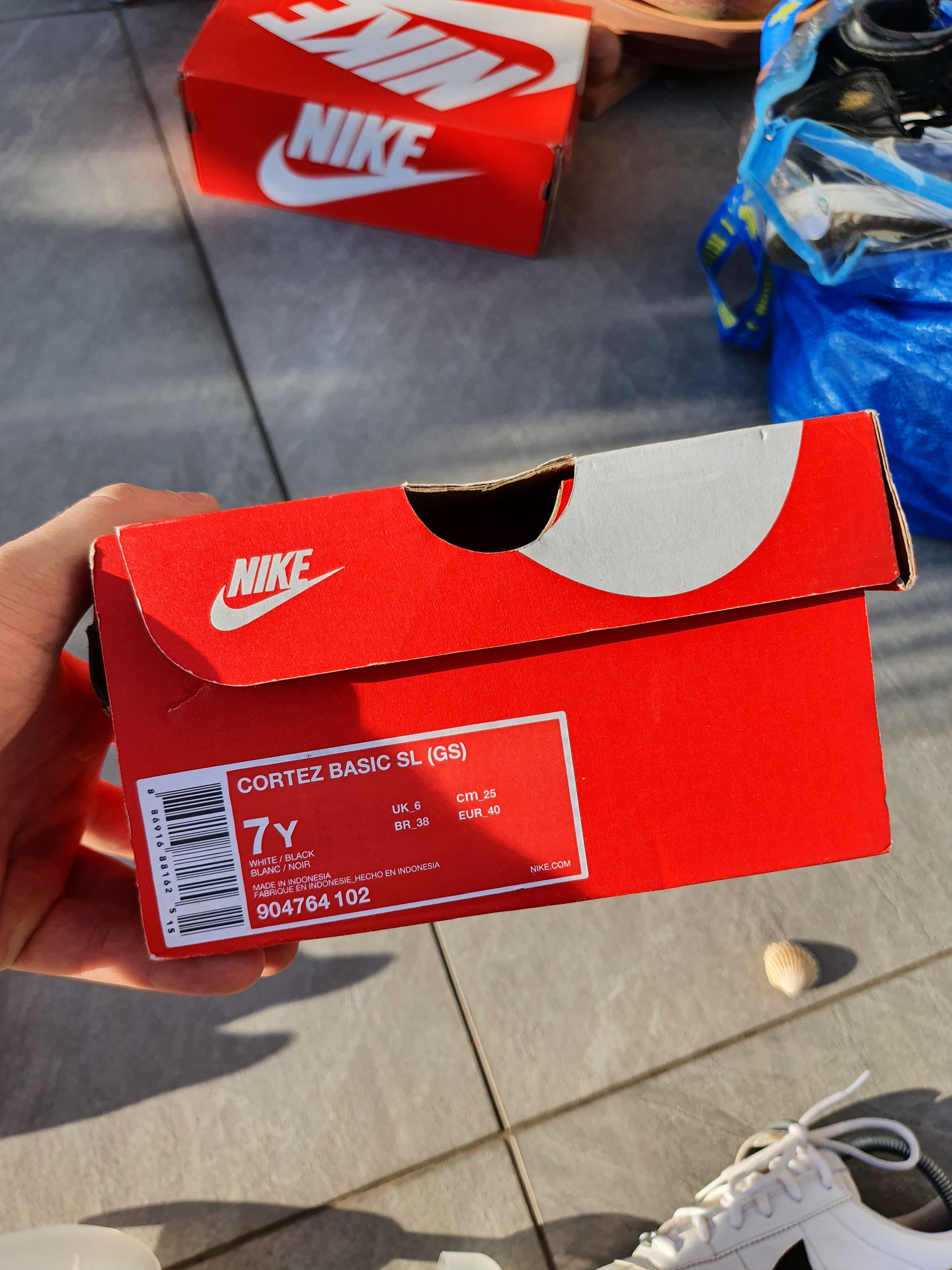 Nike 2022 Nike Cortez Basic SL White Black Los Angeles Raiders Size US 7 / IT 37 - 7 Thumbnail