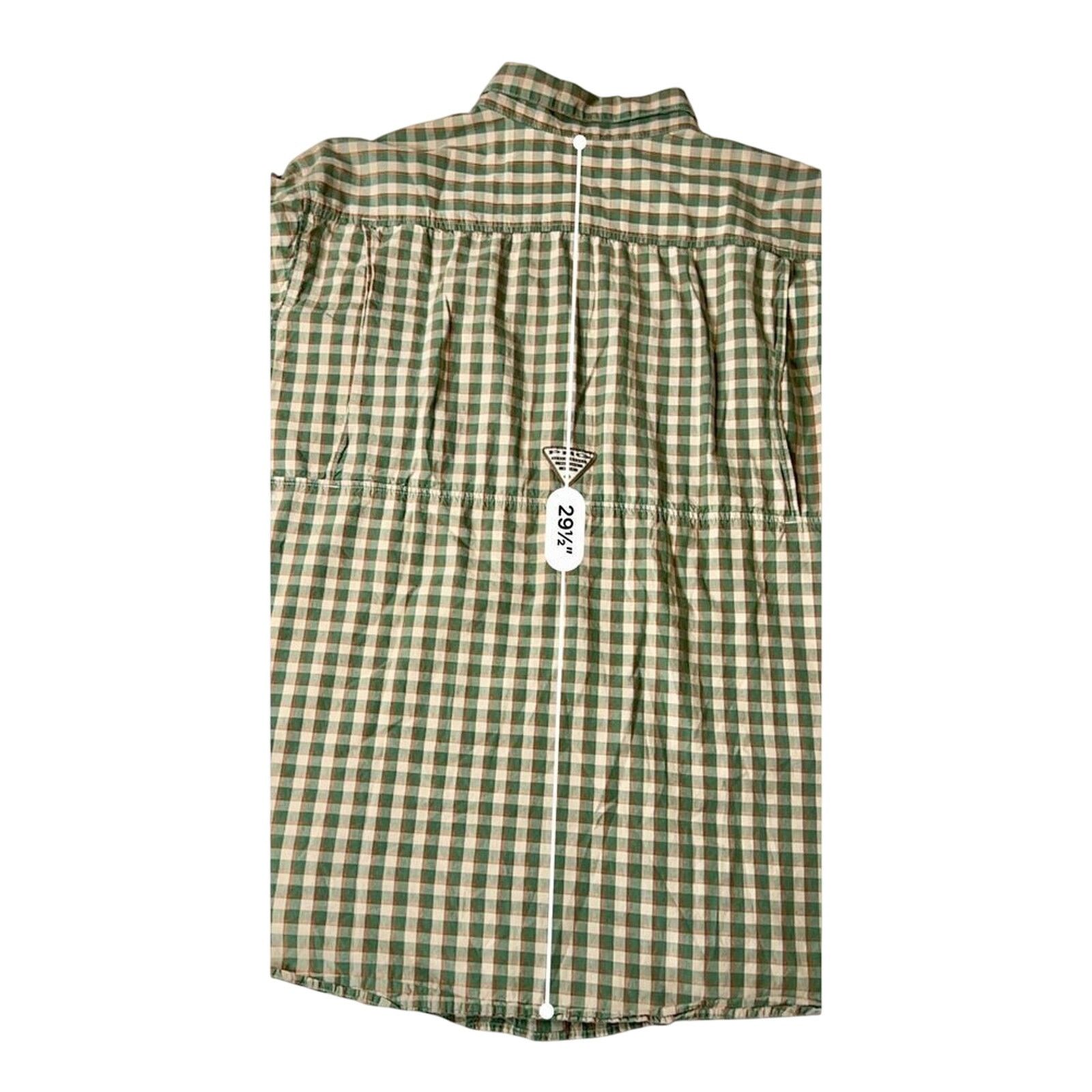 Columbia Columbia PHG Hunting Vented Back Yoke Green Plaid Shirt L/XL Size US L / EU 52-54 / 3 - 8 Thumbnail