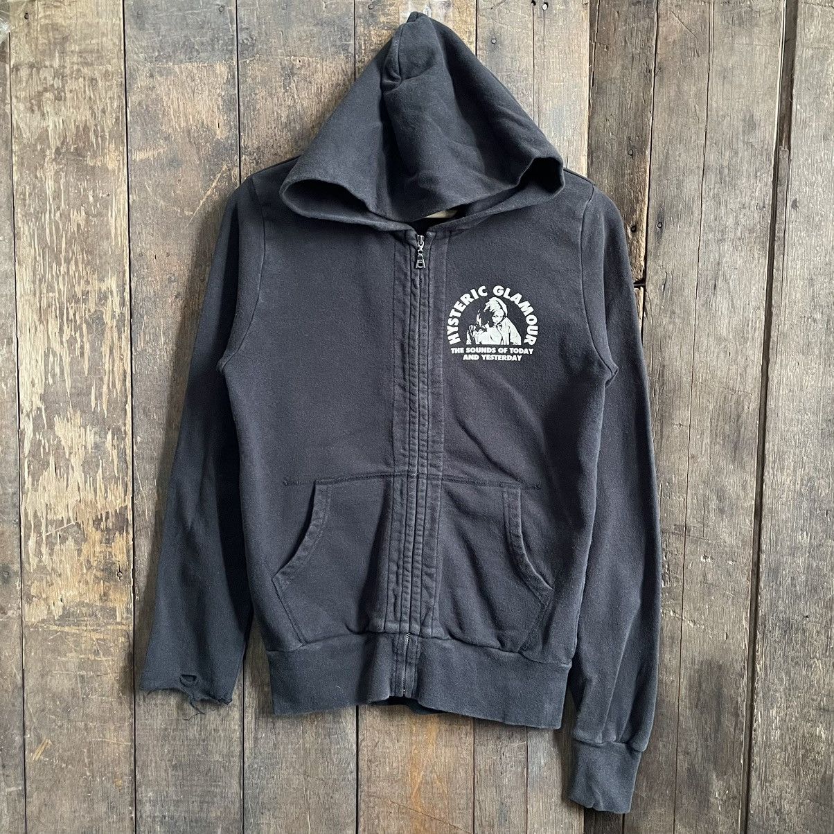 Hysteric Glamour Vintage Hysteric Glamour Big Logo Zipper Hoodie Size US XS / EU 42 / 0 - 2 Thumbnail