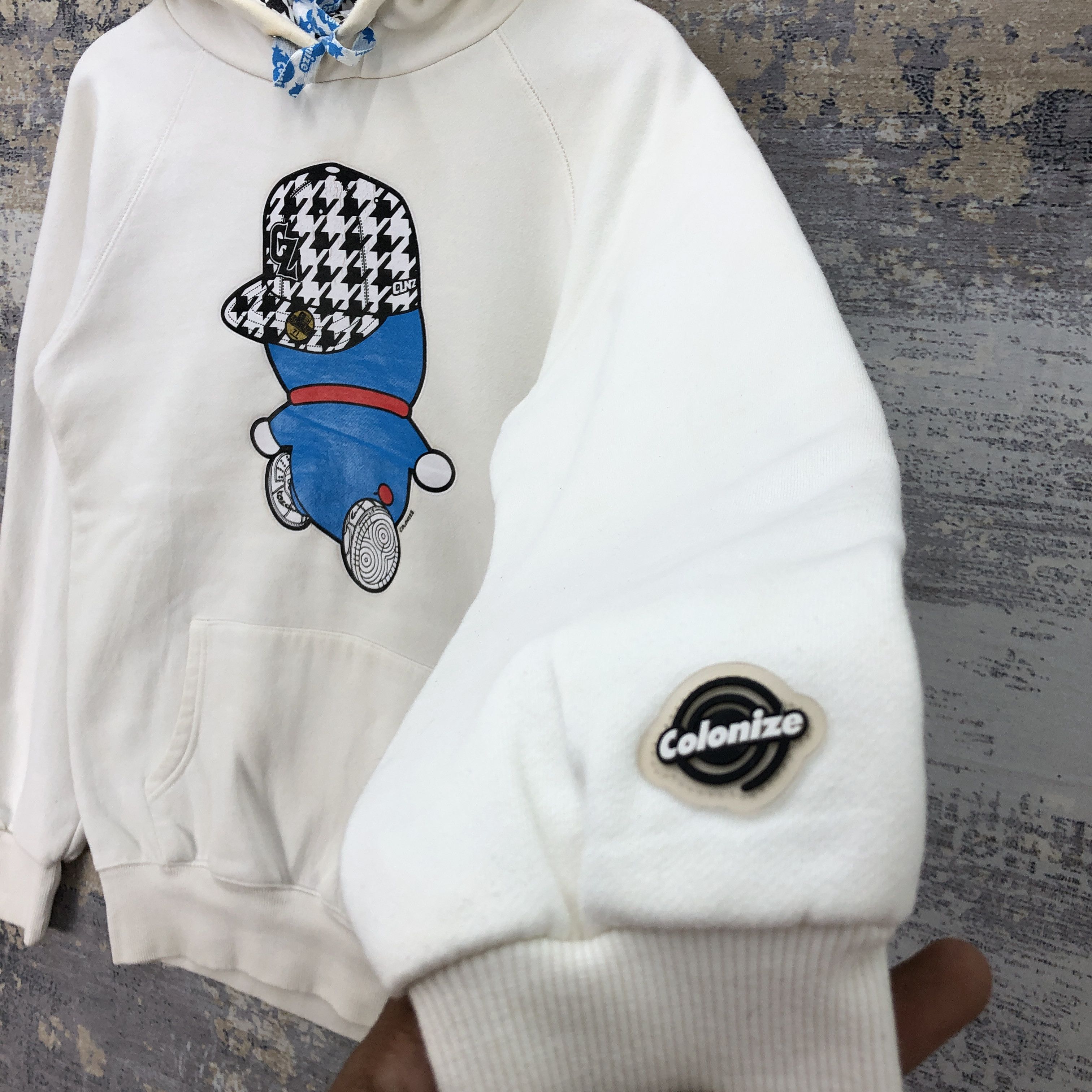 Japanese Brand × Vintage Colonize Sweater Hoodie Colonize Japanese Sweatshirt Hooded Size US M / EU 48-50 / 2 - 8 Thumbnail