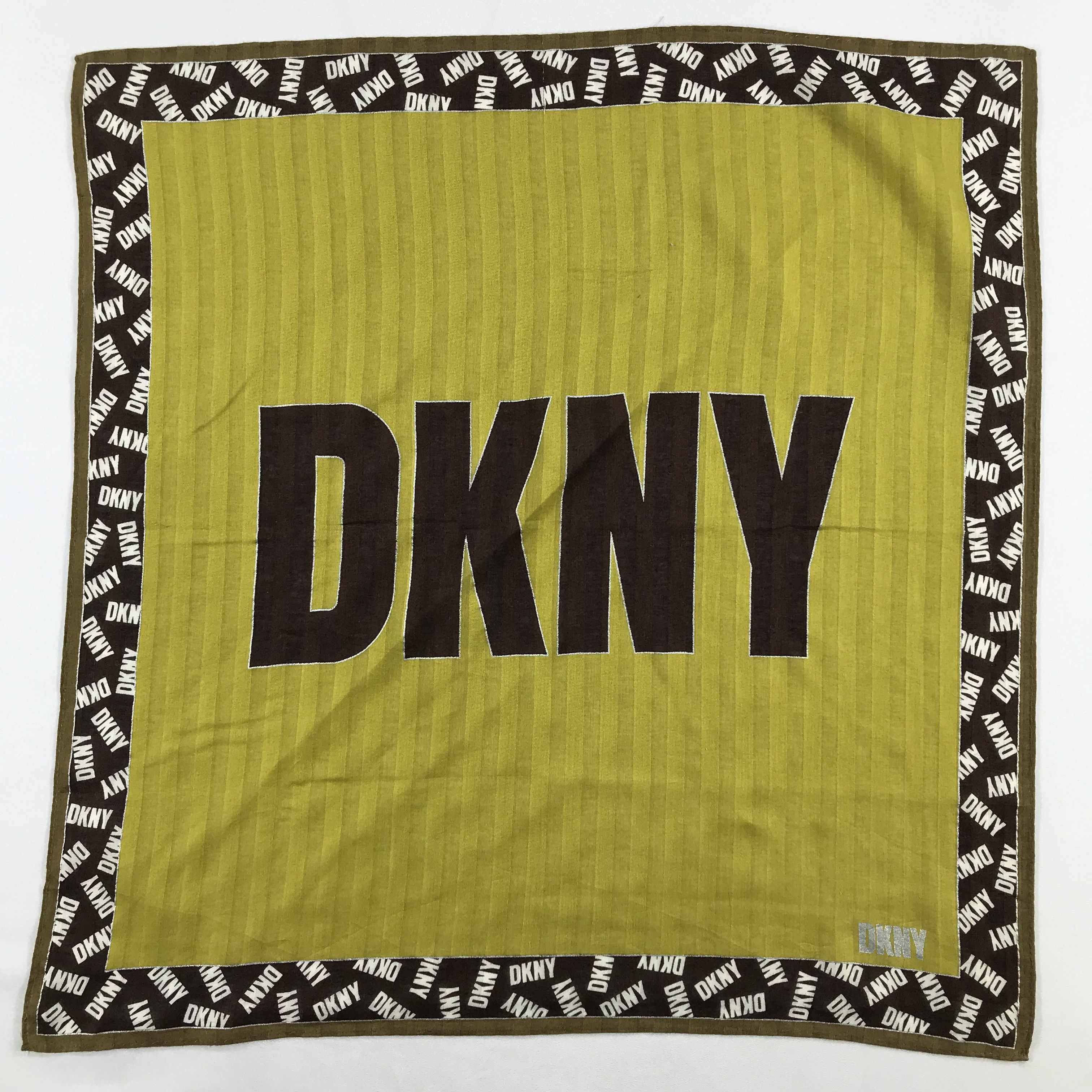 DKNY × Vintage DKNY Bandana / Handkerchief / Neckerchief - S2251 Size ONE SIZE - 1 Thumbnail