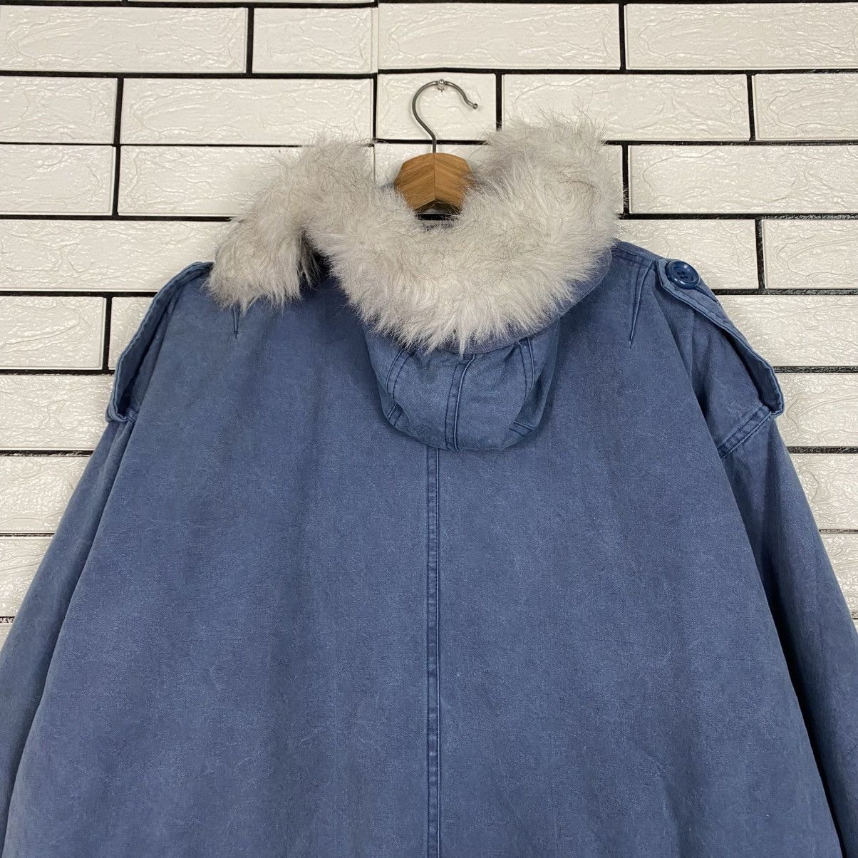 Japanese Brand Vintage Parka Jacket Military Faux Fur Hoodie Blanket Size US M / EU 48-50 / 2 - 12 Thumbnail