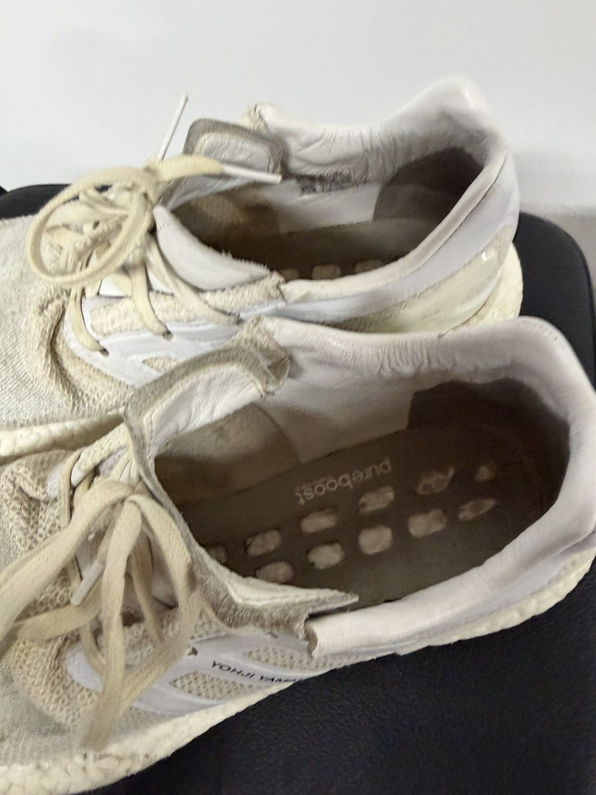 Y-3 Y-3 Triple White Pure Boost Sneakers Yohji Yamamoto Size US 8.5 / EU 41-42 - 12 Thumbnail