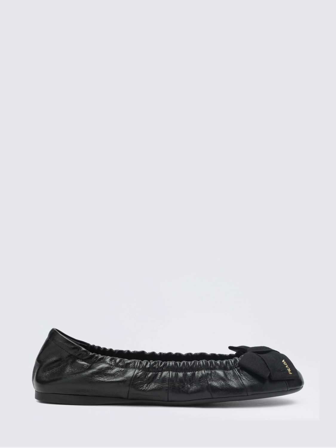 Prada Prada Ballet Flat Woman Black Size US 8 / IT 38 - 1 Thumbnail